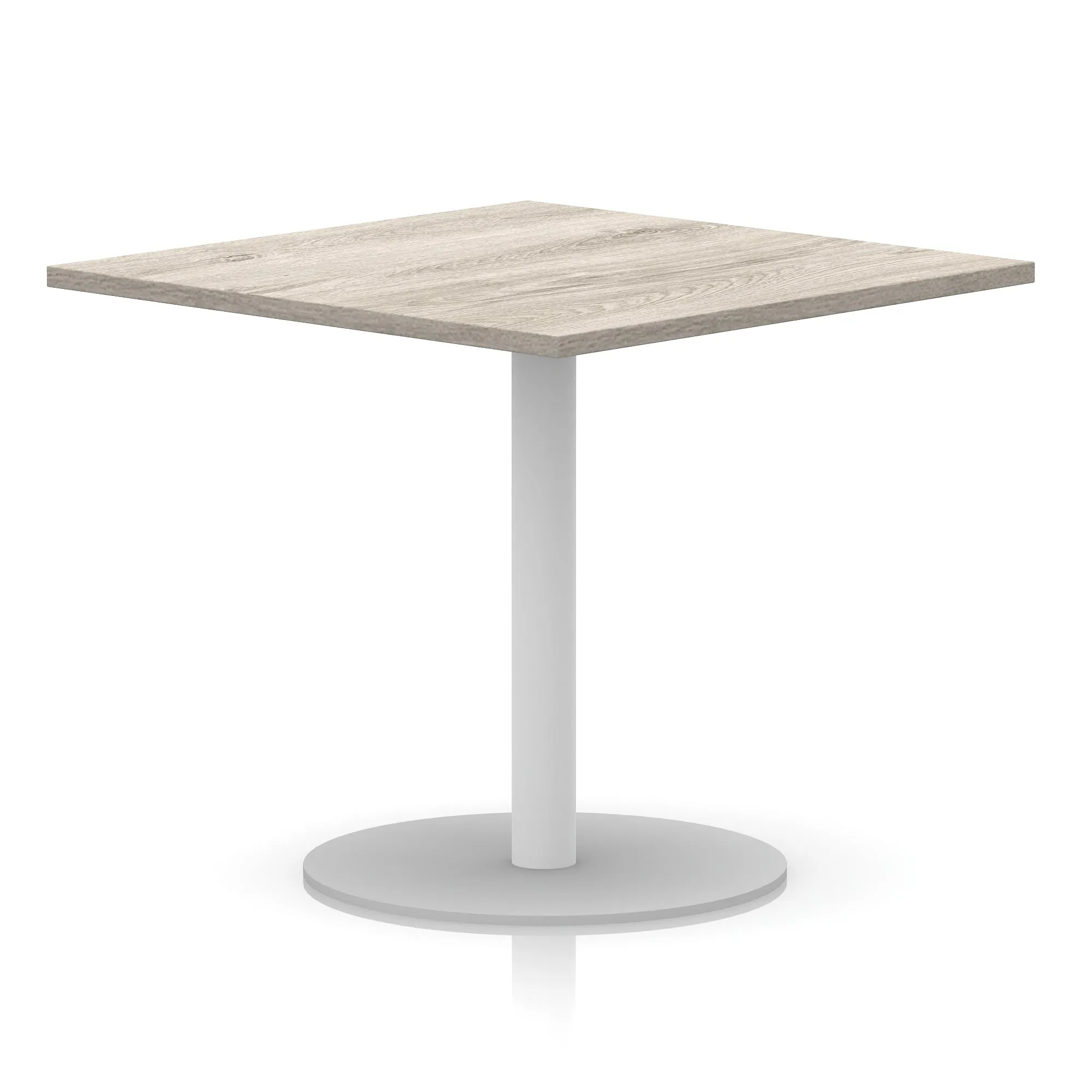 EE - Italia Square Poseur Table White Leg