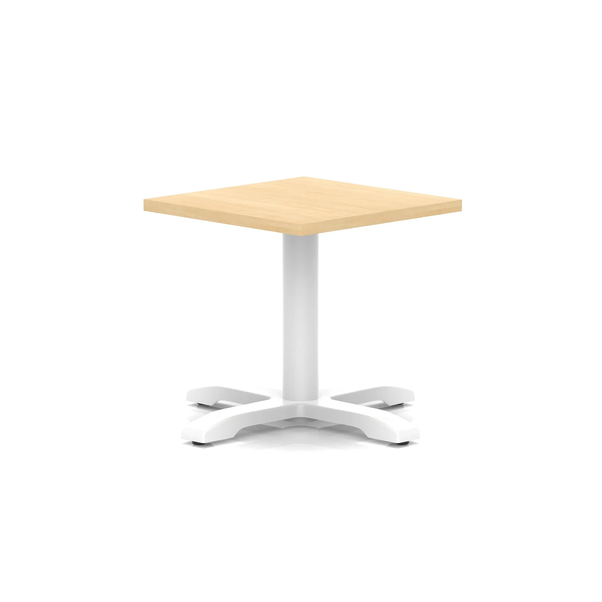 Italia Square Coffee Table With Cross Base