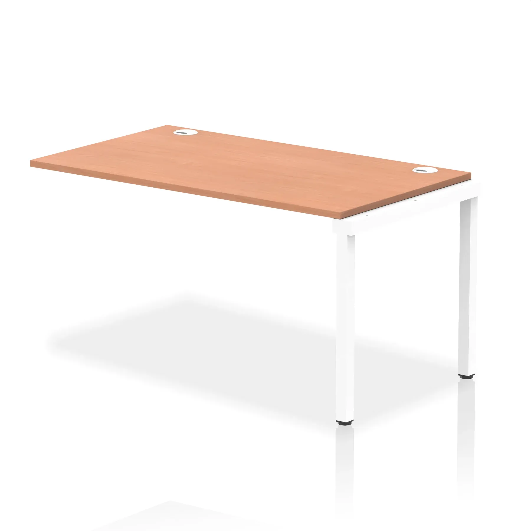 Impulse Single Row Bench Desk Extension Kit