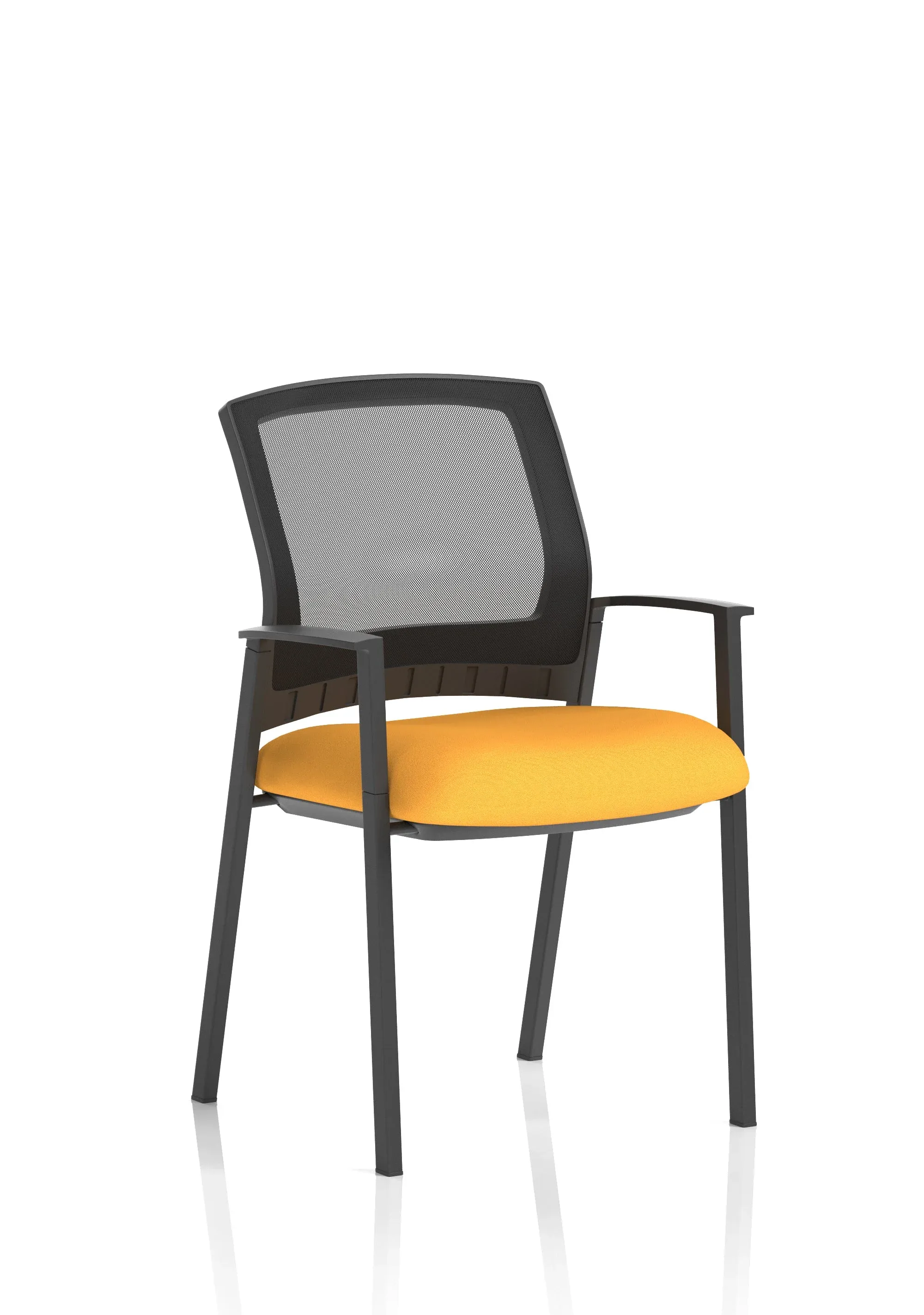EE - Metro Medium Mesh Back Stacking Visitor Chair with Arms