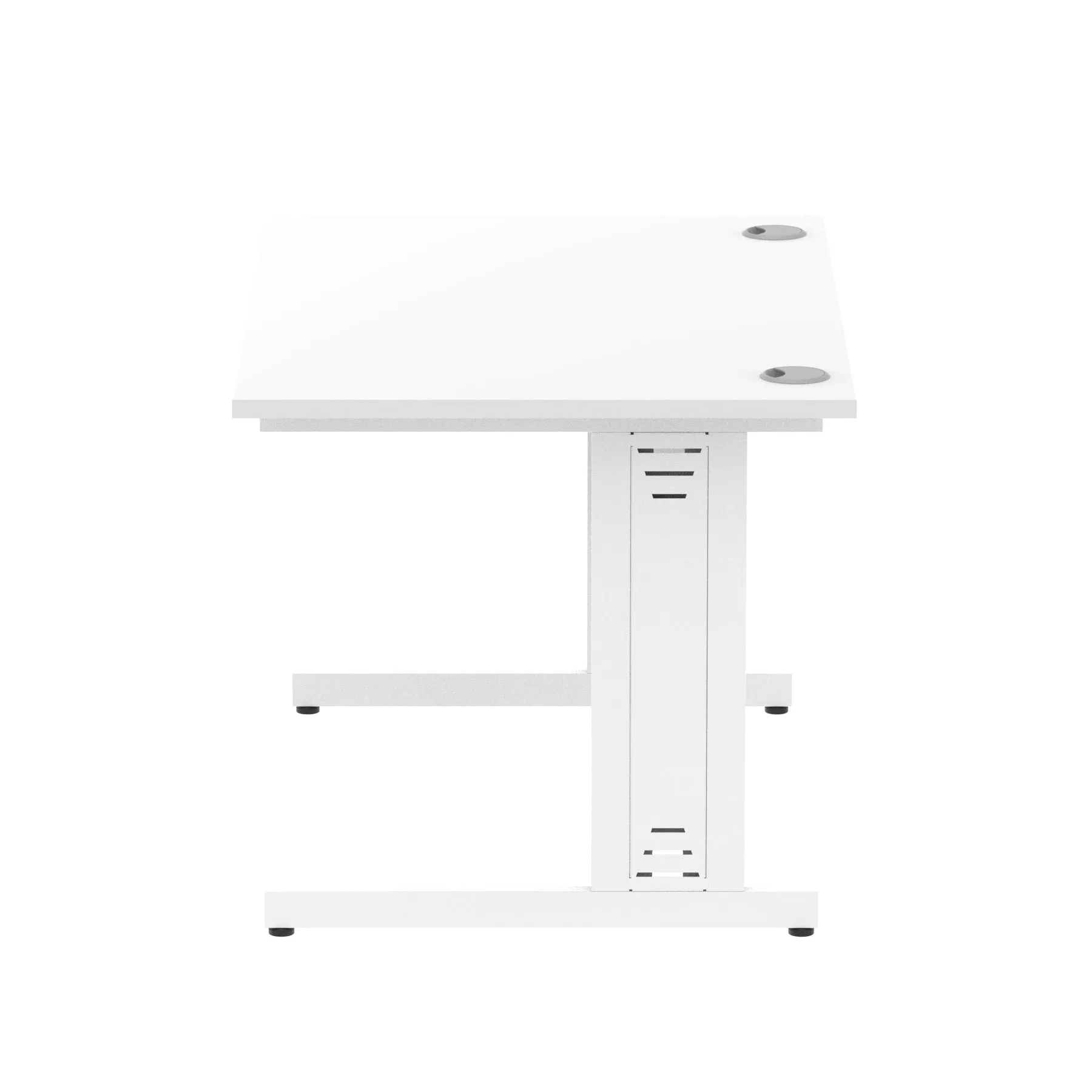 Impulse 1200mm Straight Desk Cable Managed Leg