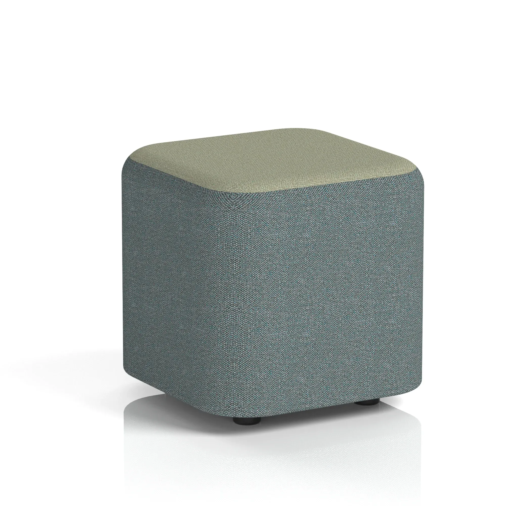 Harlestone Square Stool in Two Tone