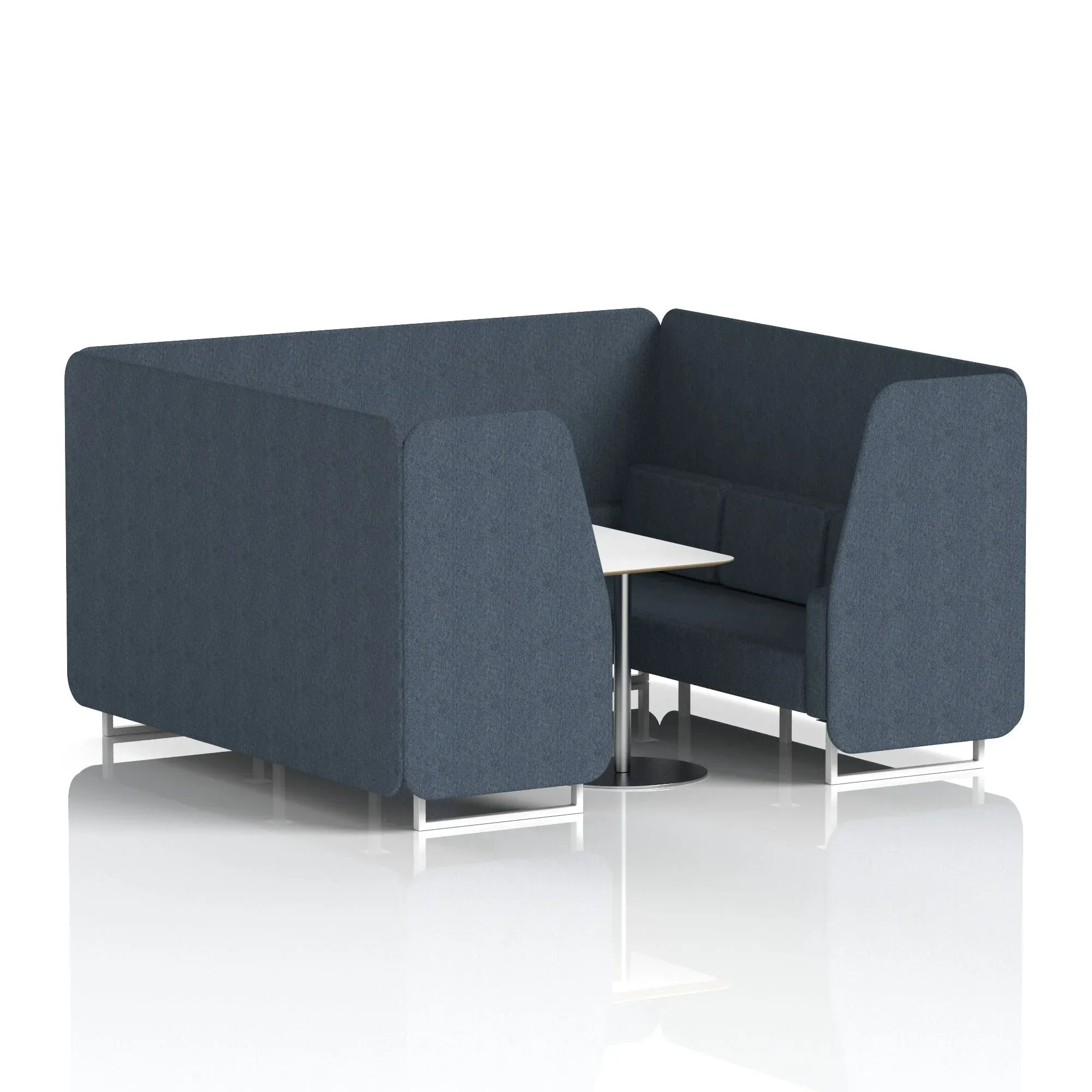 Brixworth Booth With White Table In Single Tone