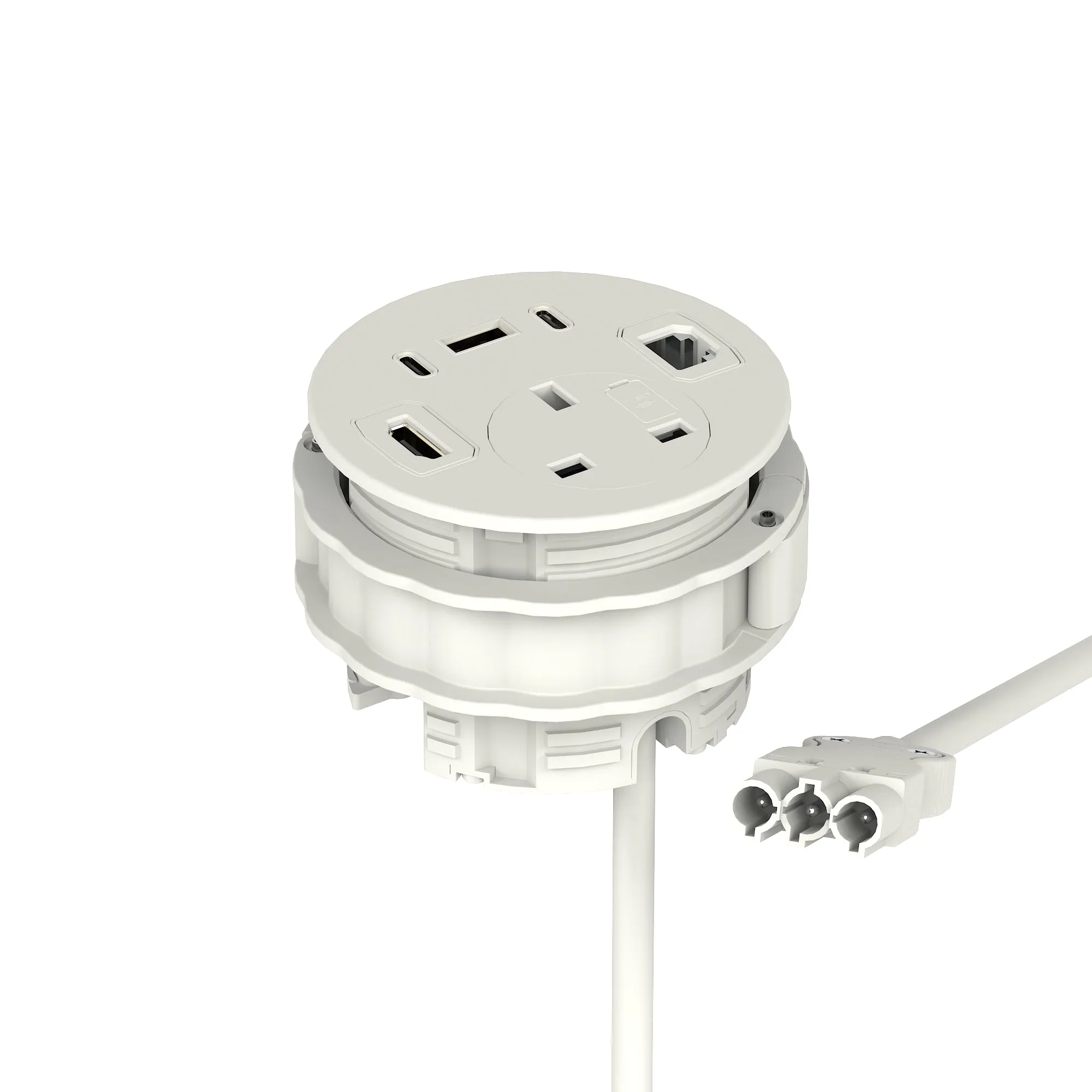 Volta Round Power Unit Module 1x Socket