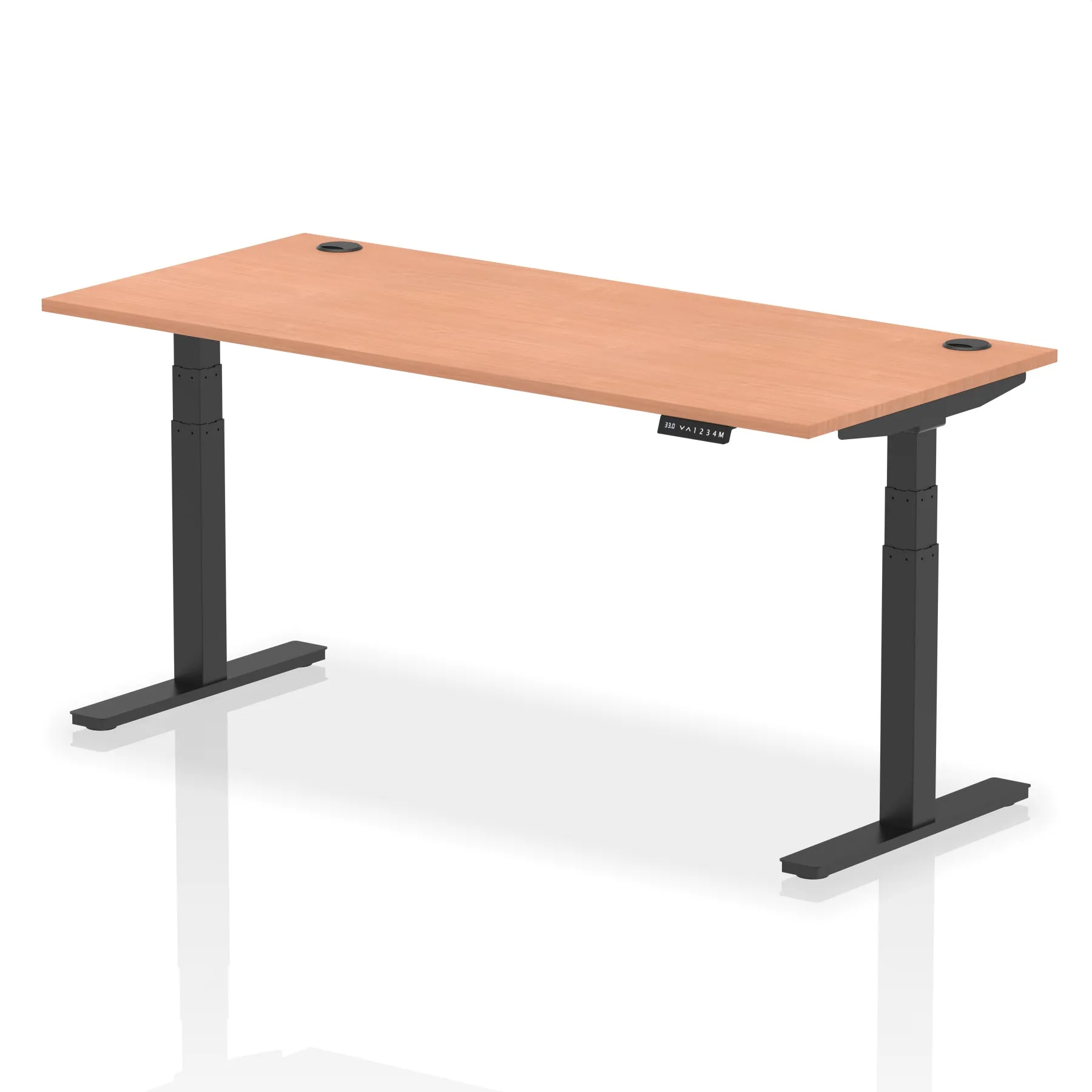 EE - Air Height Adjustable Desk With Cable Ports