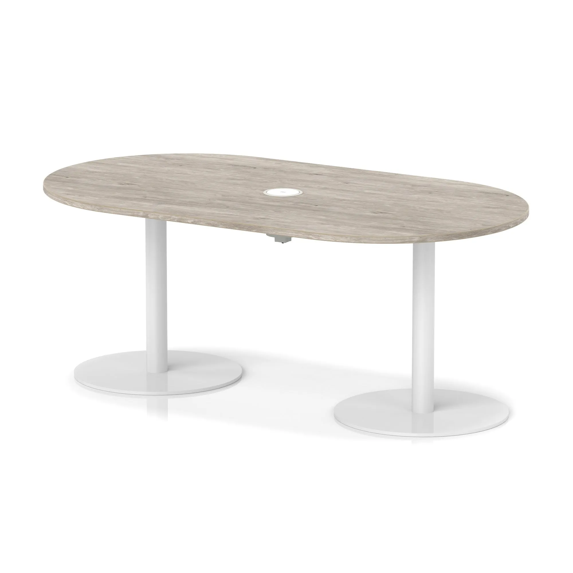 Italia Volta Poseur Boardroom Table With Pop-up Power Module