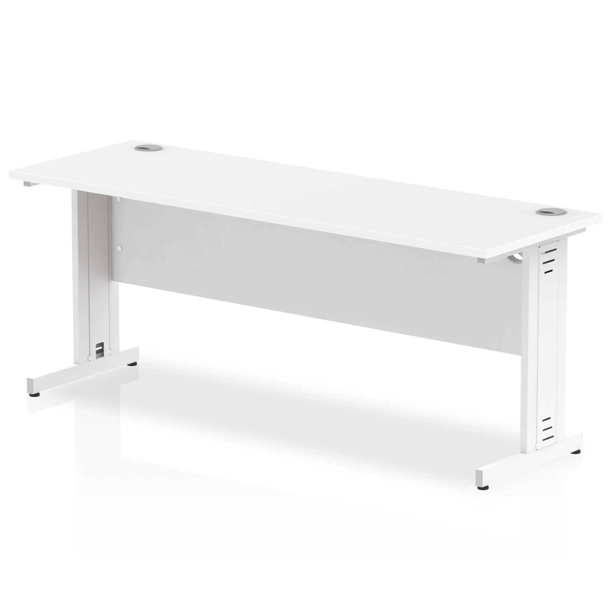 Impulse 1800mm Slimline Desk Cable Managed Leg