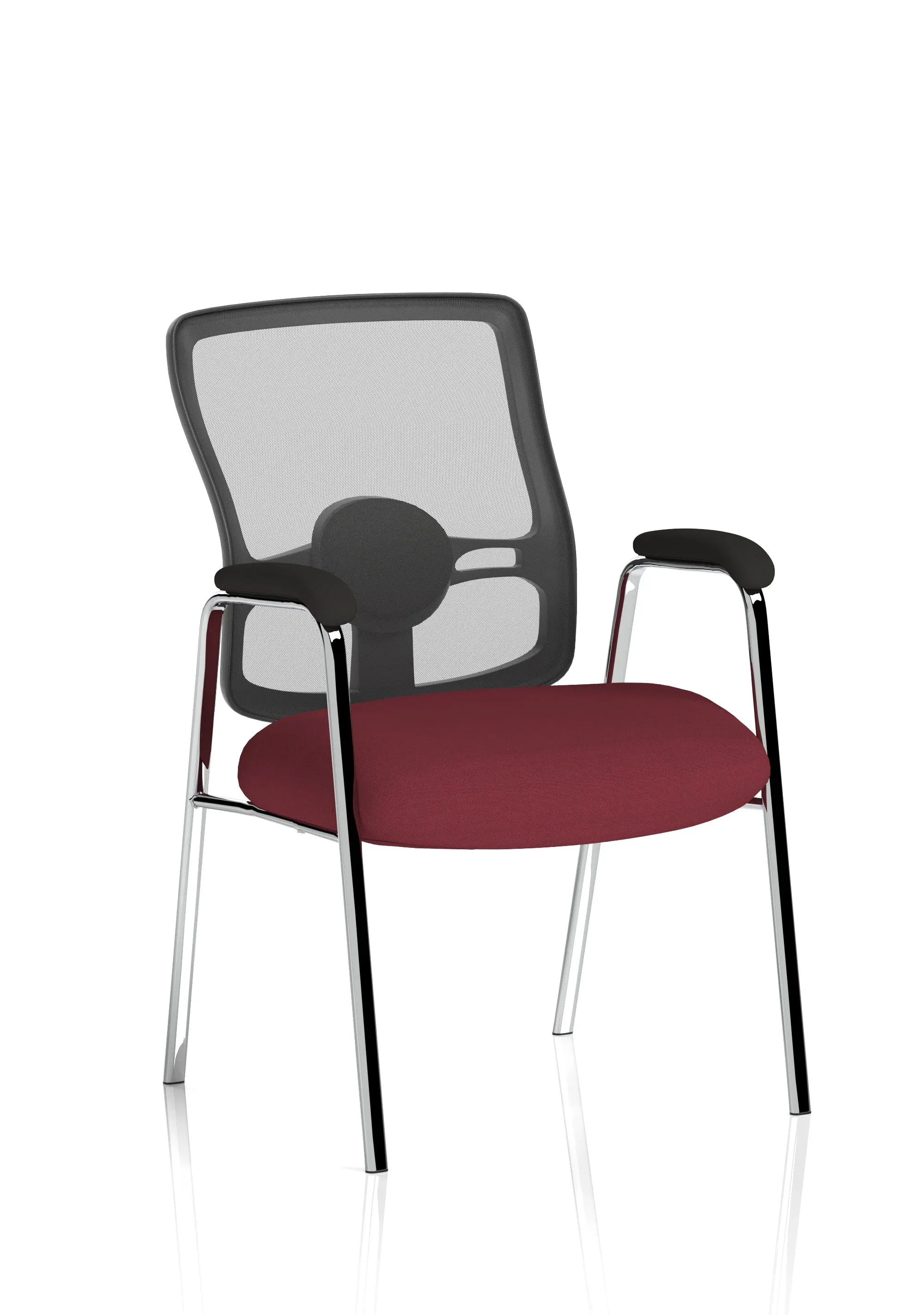 EE - Portland Medium Mesh Back (Straight Leg) Visitor Chair with Arms