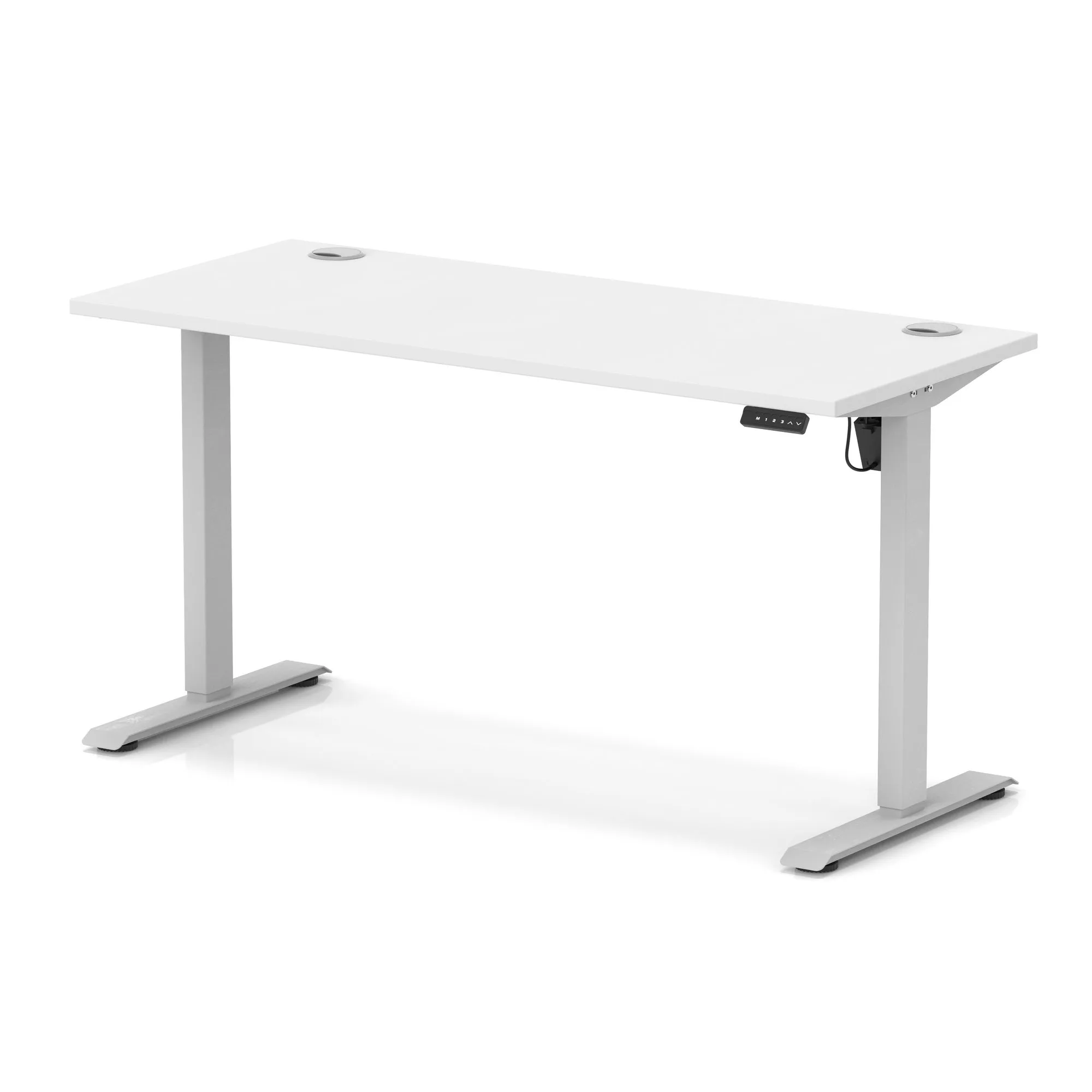 OE - Air Lite Height Adjustable Slimline Desk With Cable Ports