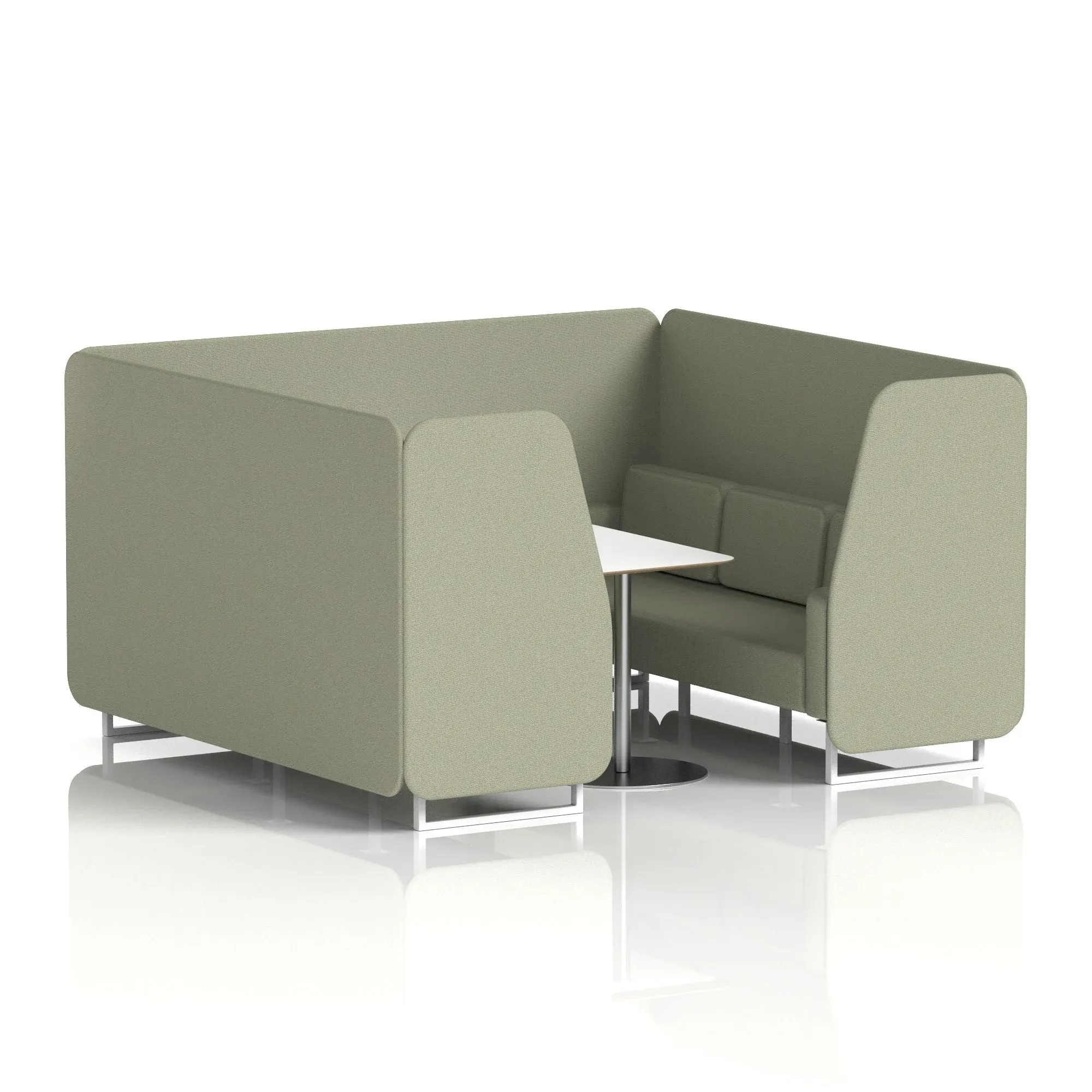 Brixworth Booth With White Table In Single Tone