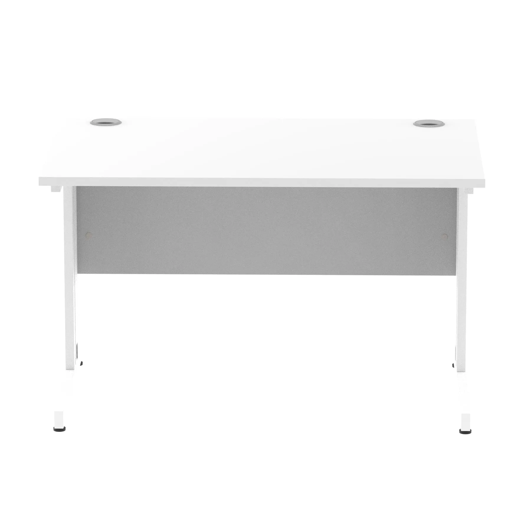 Impulse 1200mm Straight Desk Cable Managed Leg