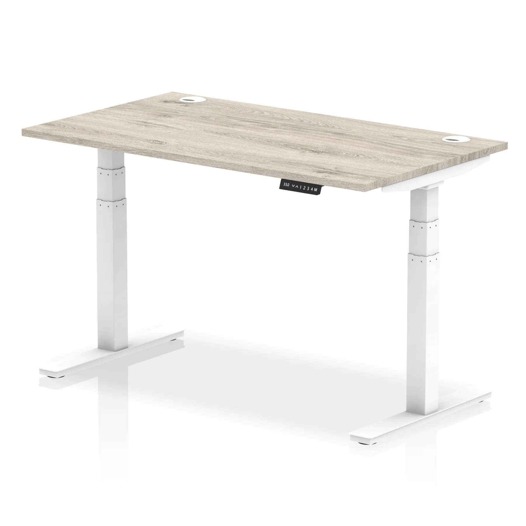 EE - Air Height Adjustable Desk With Cable Ports