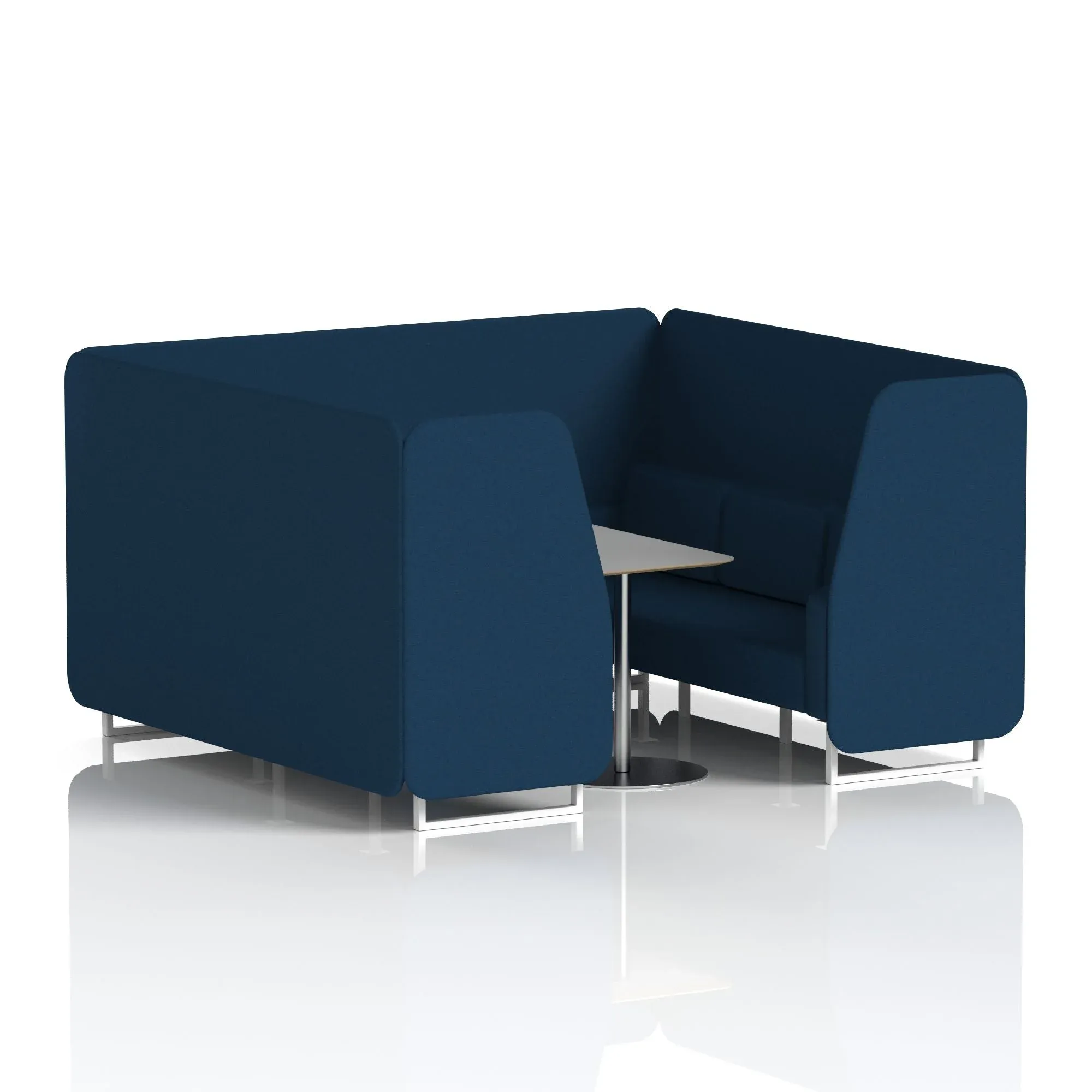 Brixworth Booth With Grey Table In Single Tone