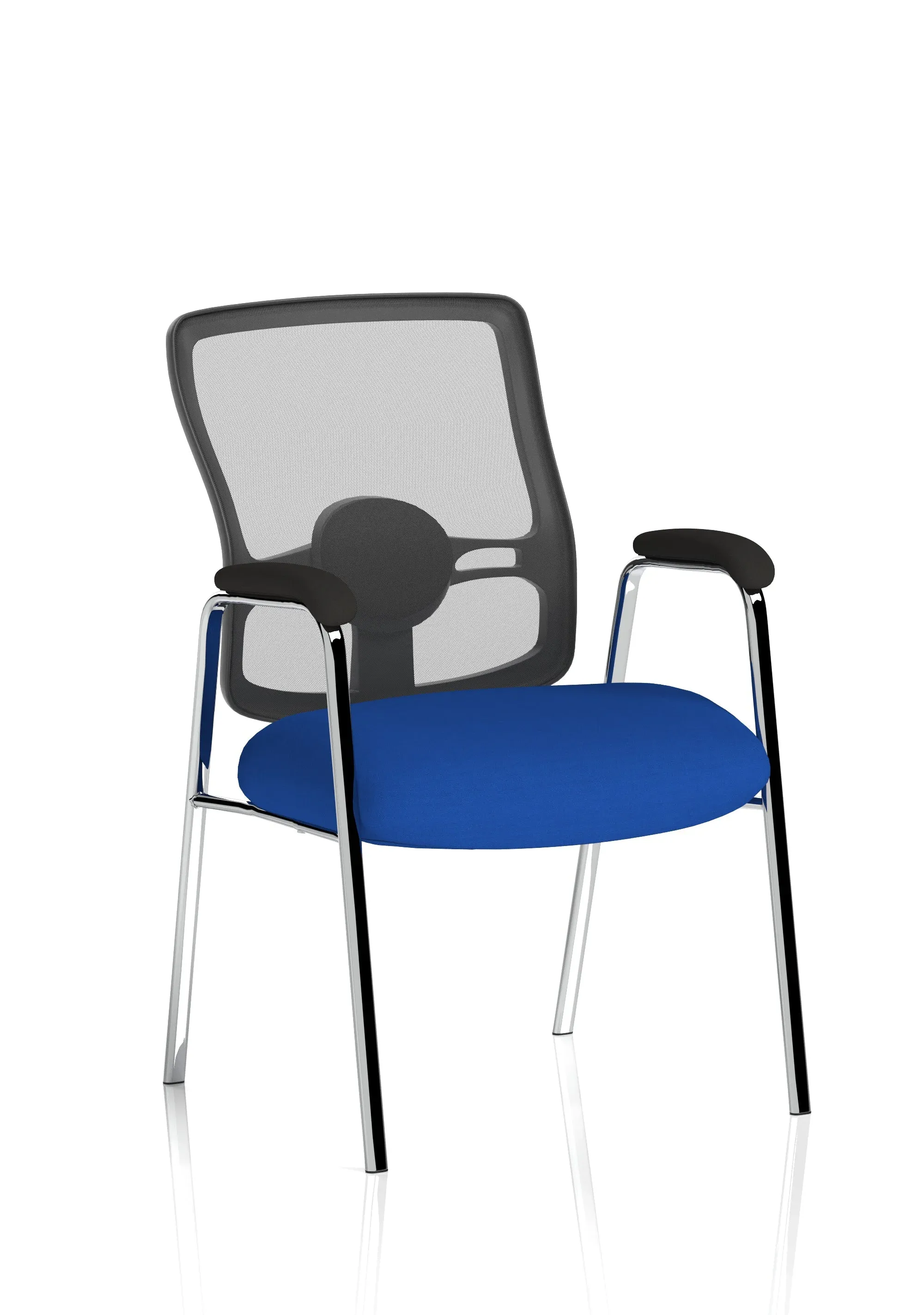 EE - Portland Medium Mesh Back (Straight Leg) Visitor Chair with Arms