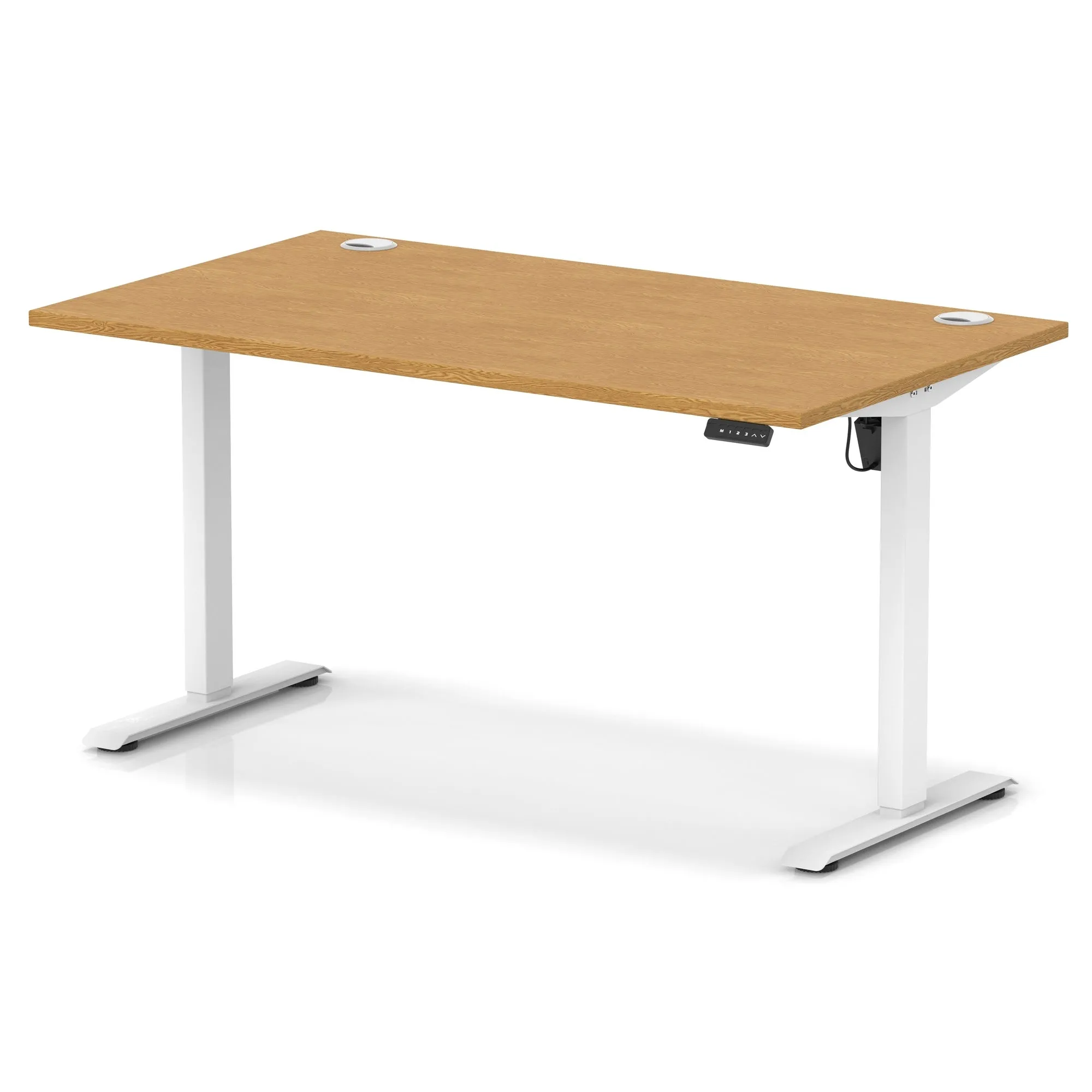 OE - Air Lite Height Adjustable Desk With Cable Ports