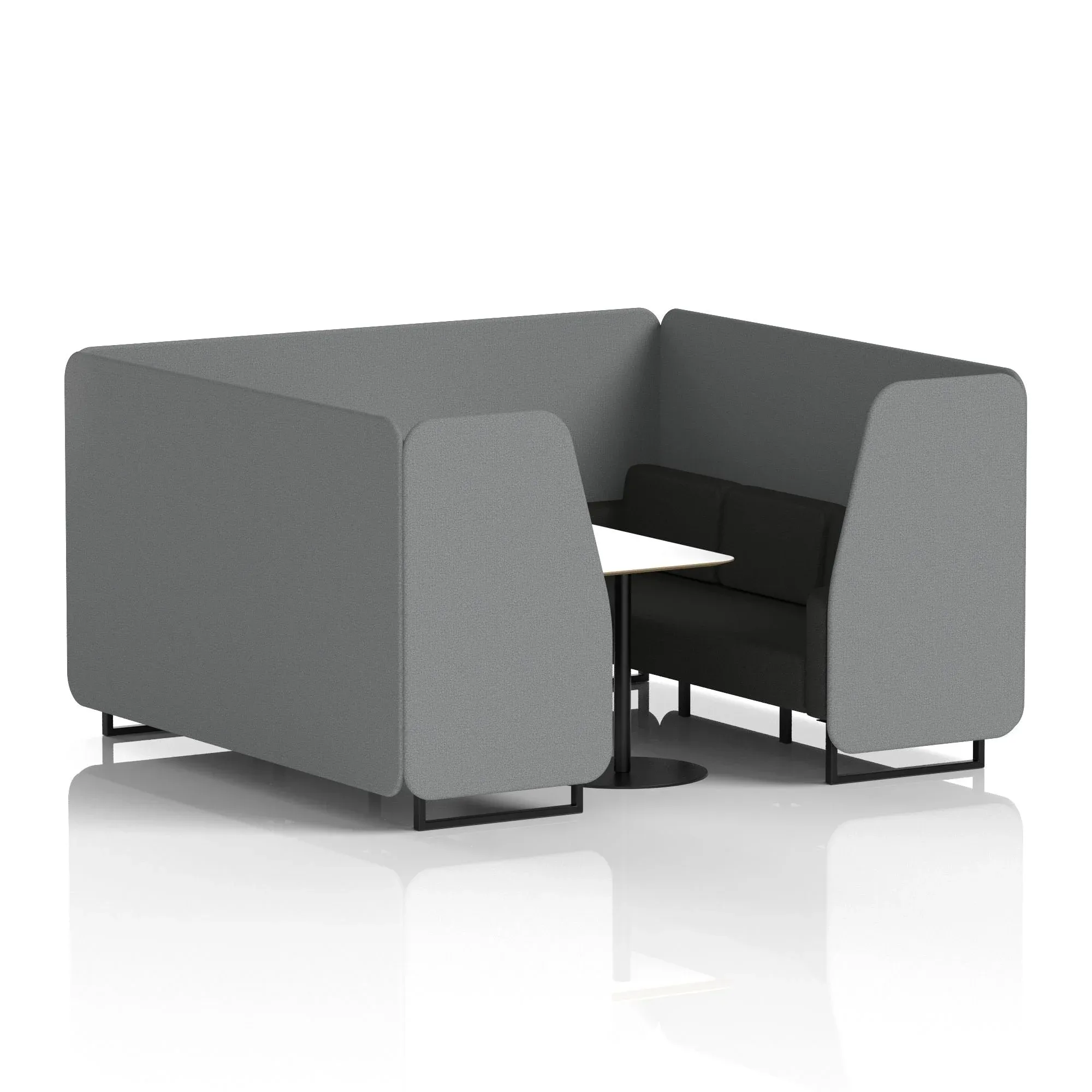 Brixworth Booth With White Table In Two Tone