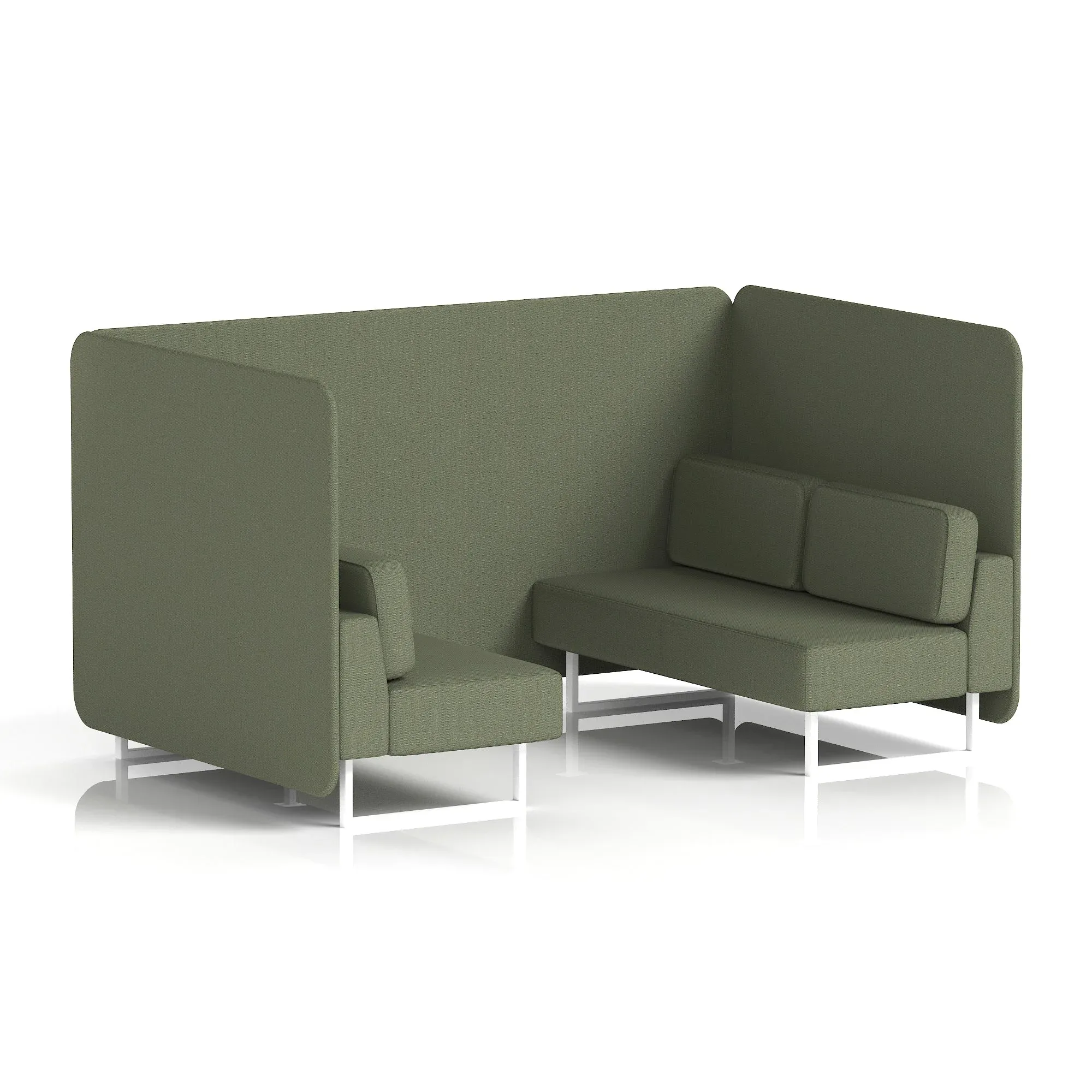 Brixworth Bench Booth in Single Tone