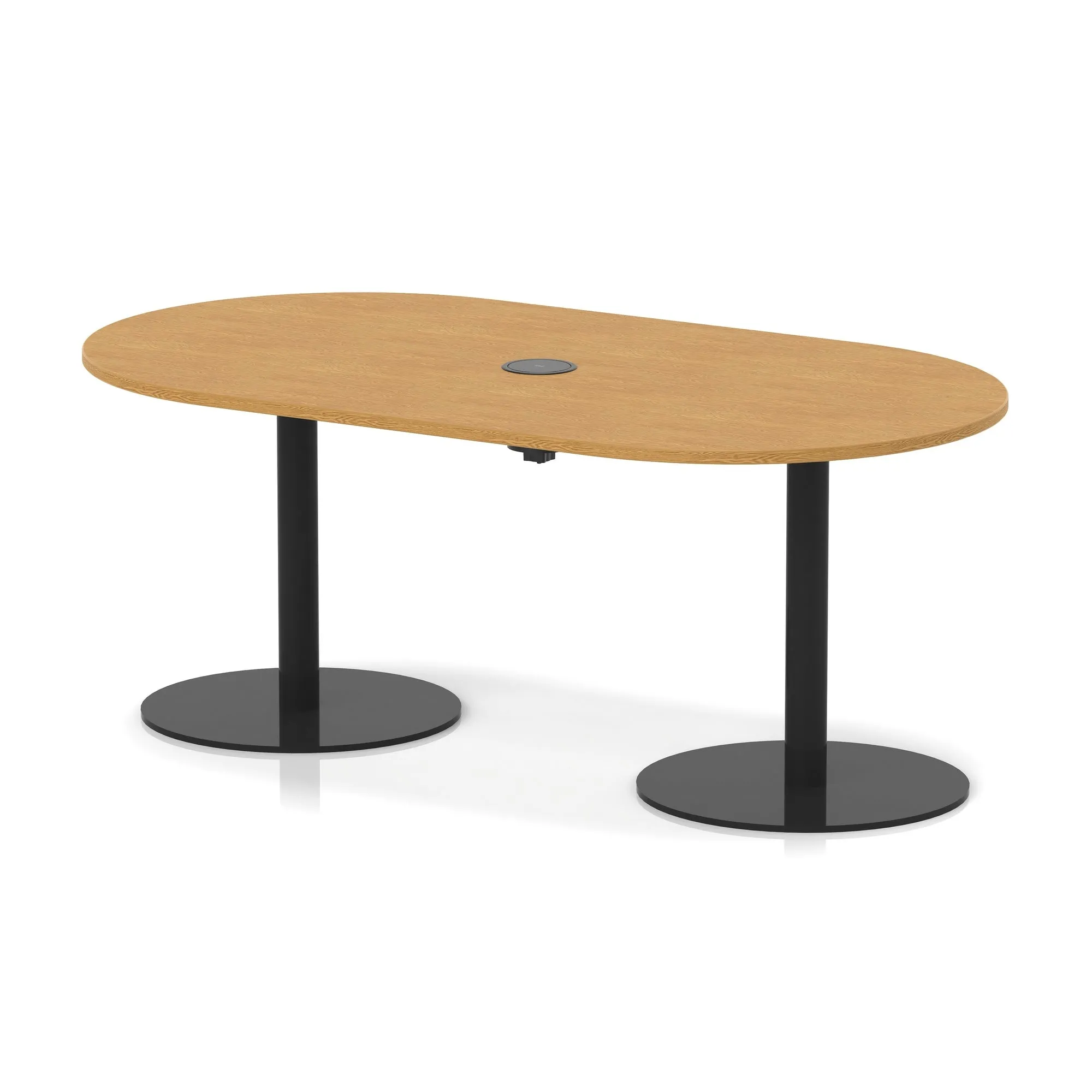 Italia Volta Poseur Boardroom Table With Pop-up Power Module
