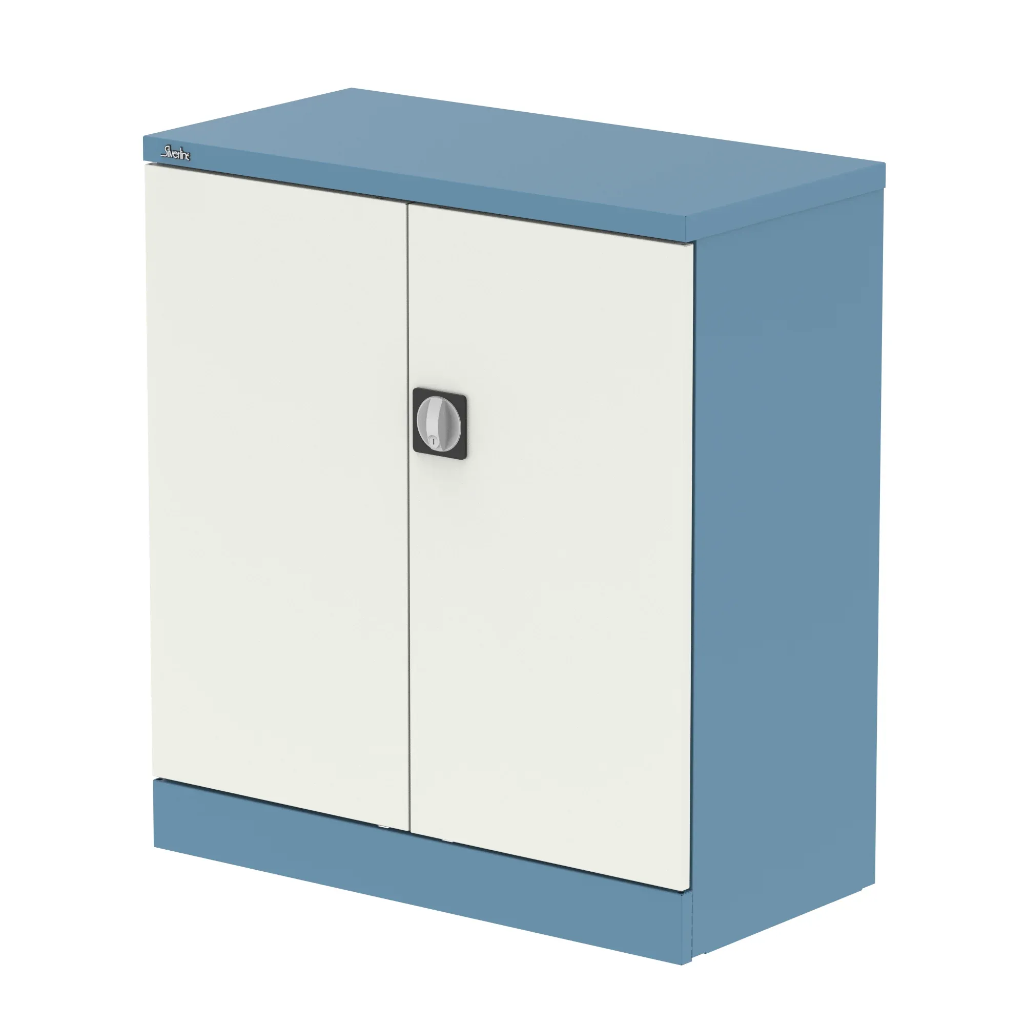Qube Stationery 2-Door Cupboard With Shelves
