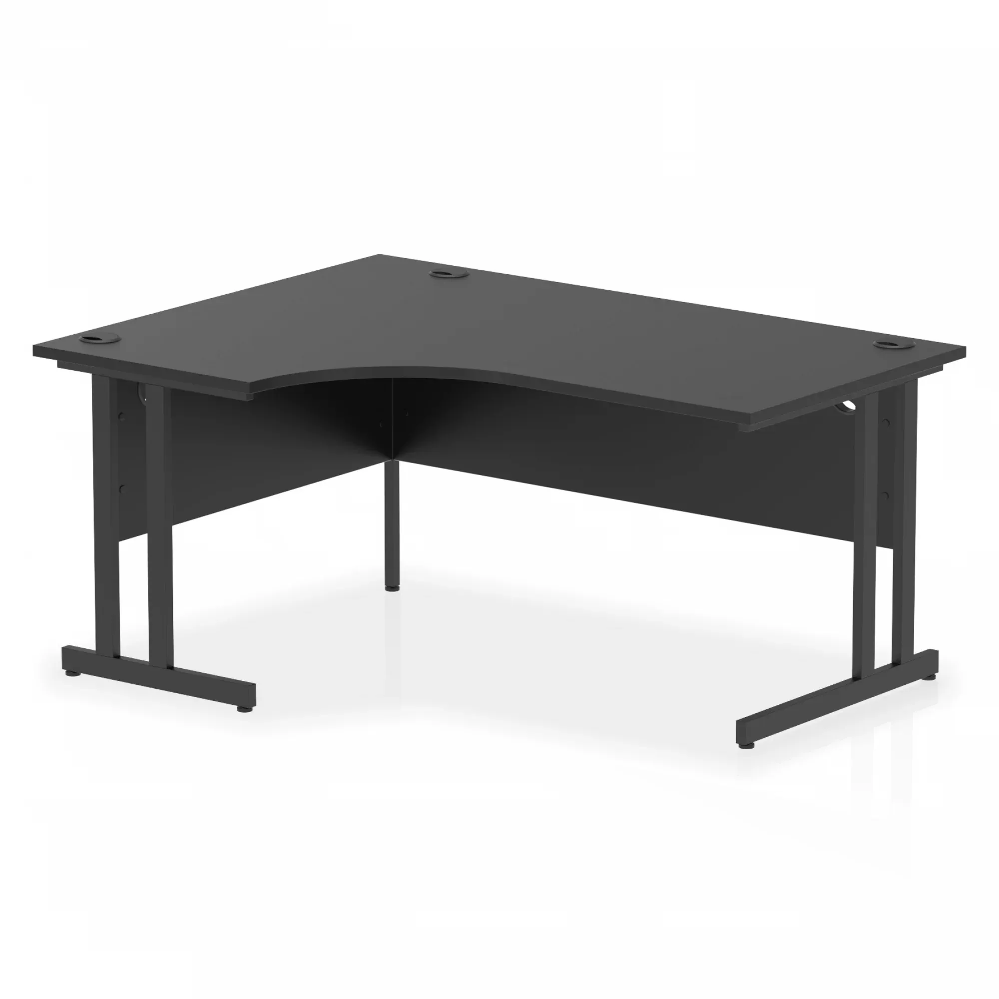 Impulse 1600mm Right Crescent Desk Cantilever Leg