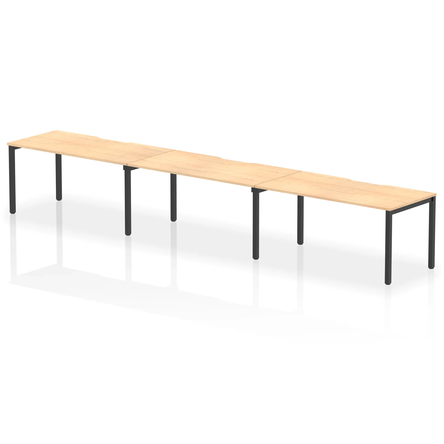 Evolve Plus Single Row Bench Desk - 3 Person