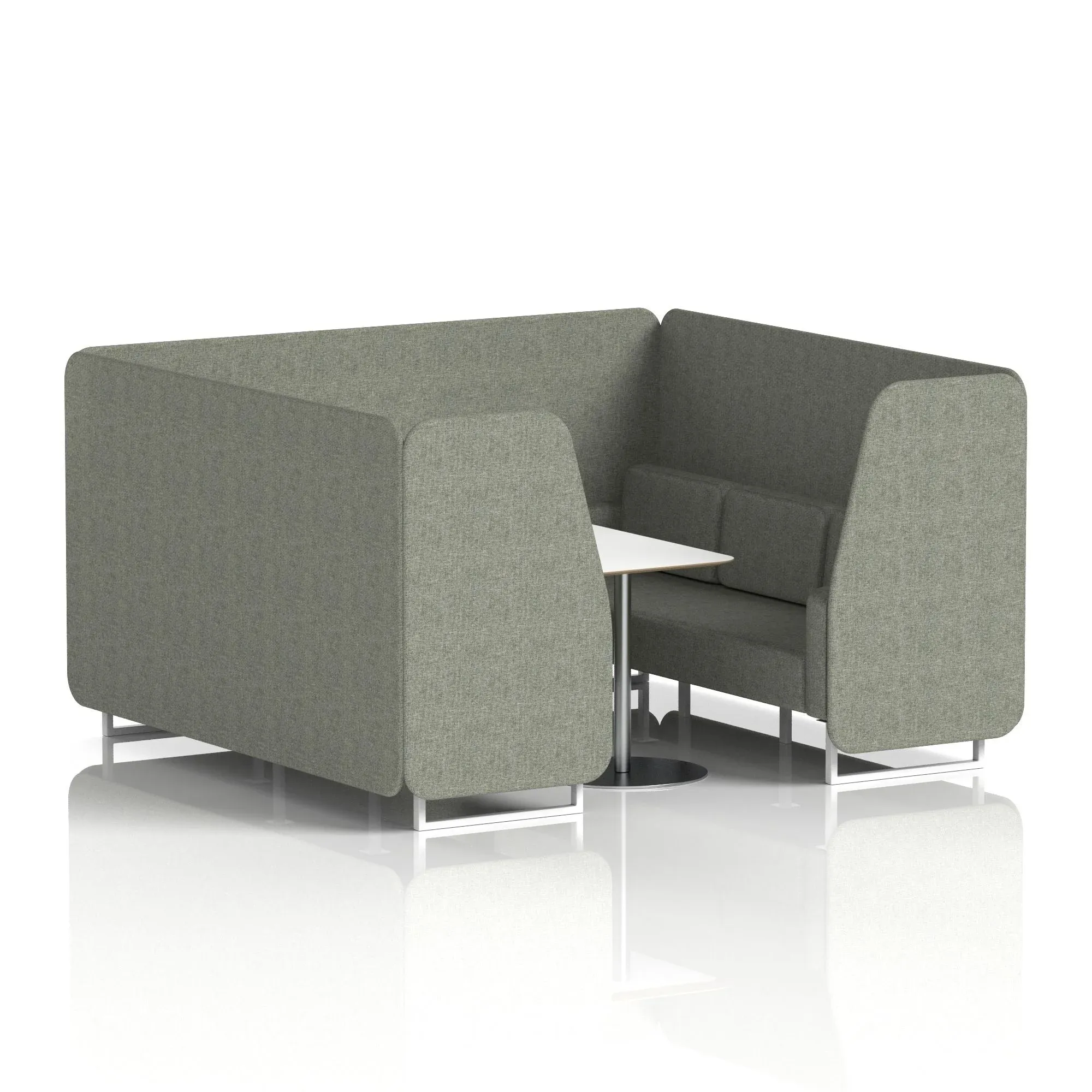 Brixworth Booth With White Table In Single Tone