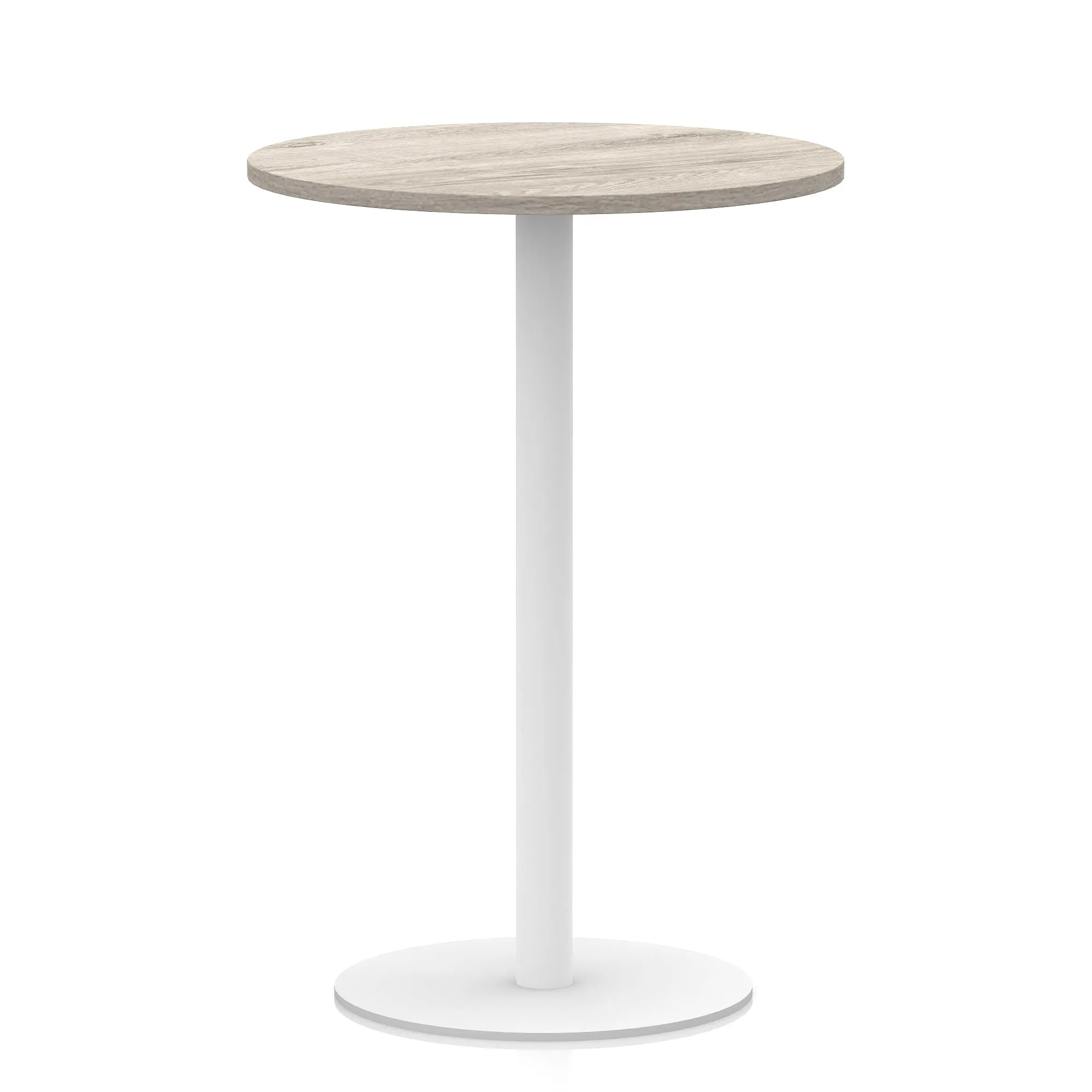 EE - Italia Round Poseur Table White Leg