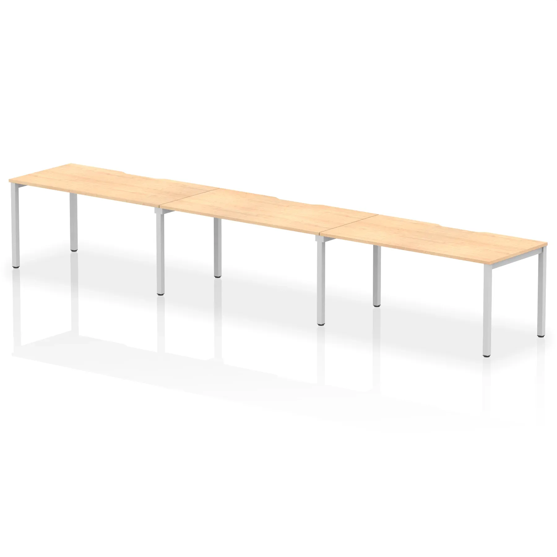 Evolve Plus Single Row Bench Desk - 3 Person