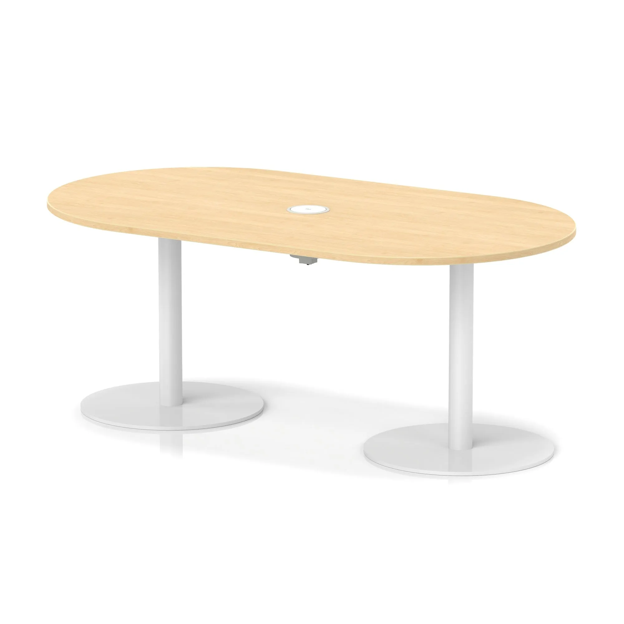Italia Volta Poseur Boardroom Table With Pop-up Power Module
