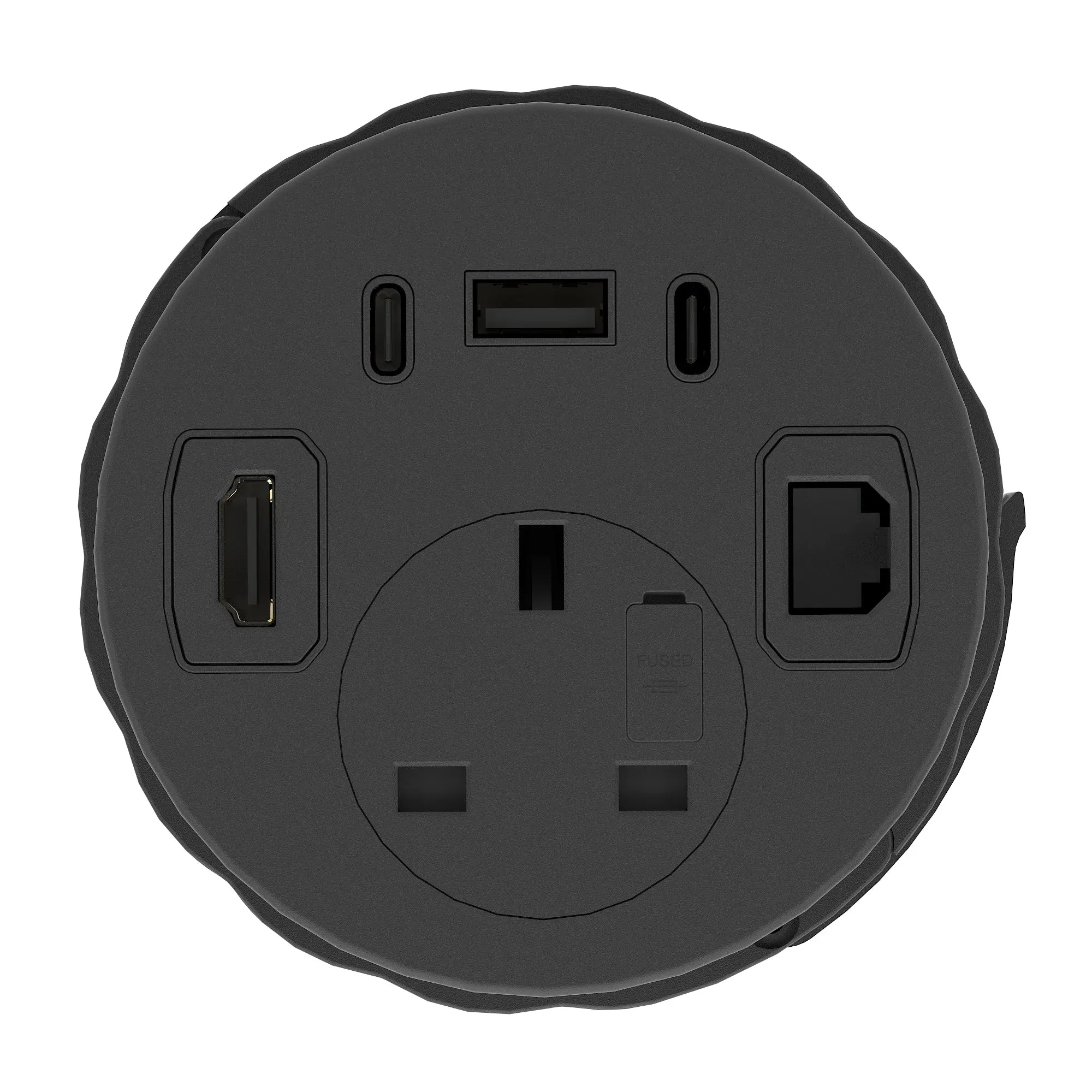 Volta Round Power Unit Module 1x Socket