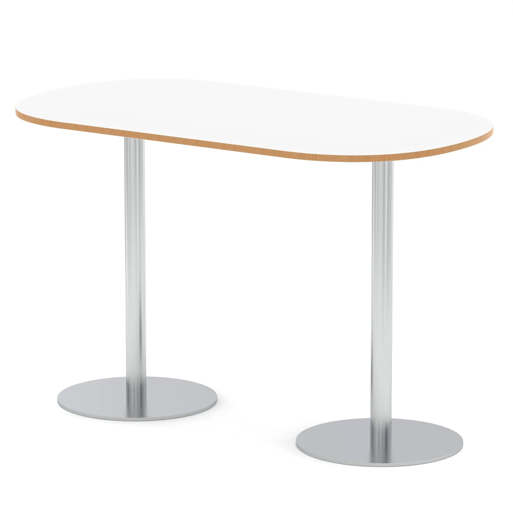 Italia Boardroom Table Silver Leg
