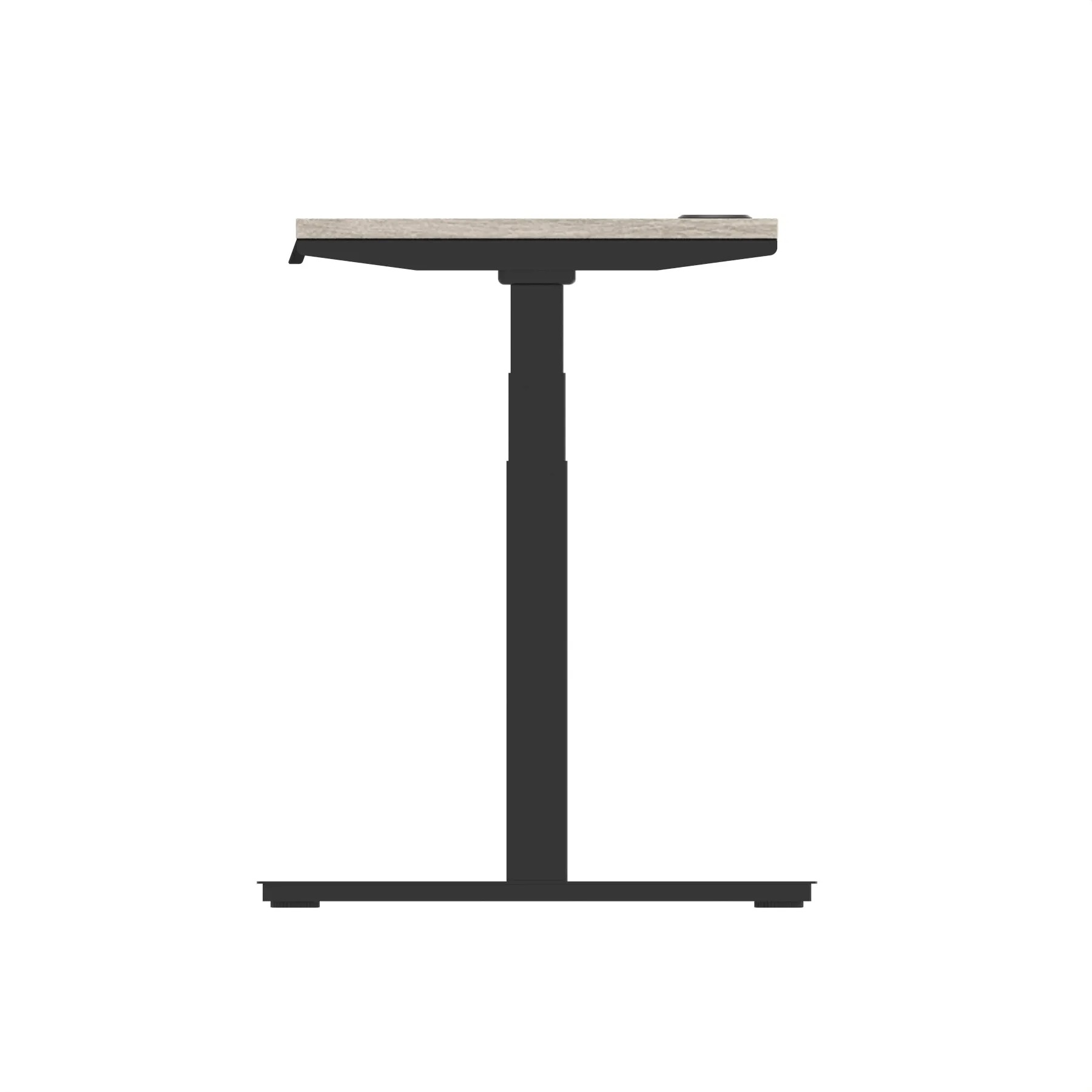 EE - Air Height Adjustable Slimline Desk With Cable Ports
