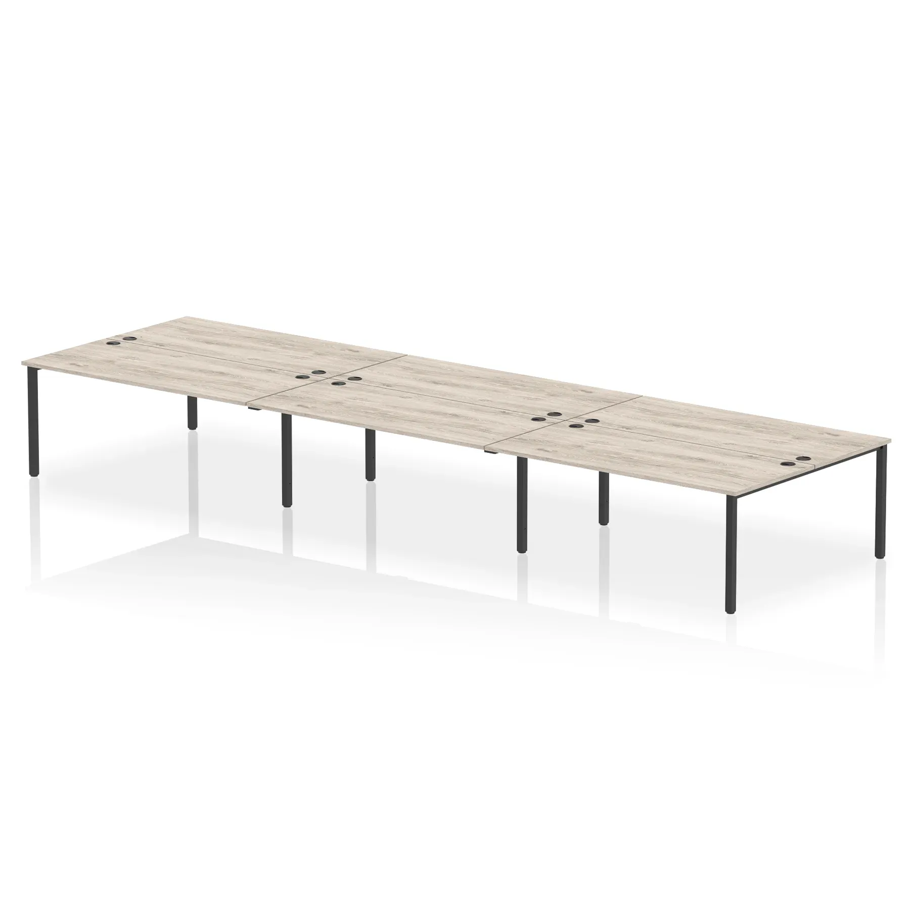 Impulse B2B Bench Desk - 6 Person