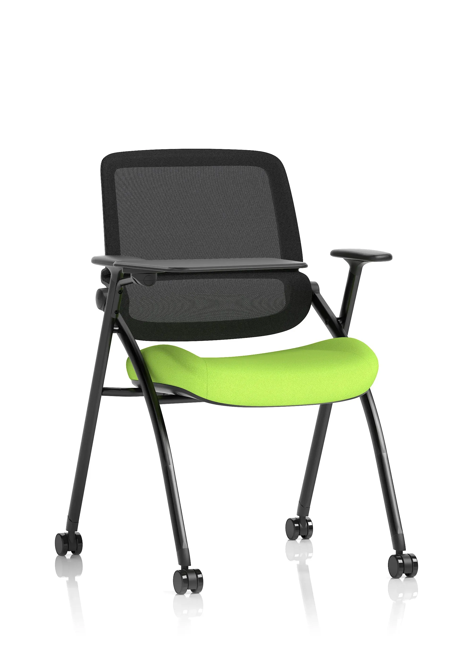 EE - Capra Mesh Back Folding Office Training Chair With Sliding Arms