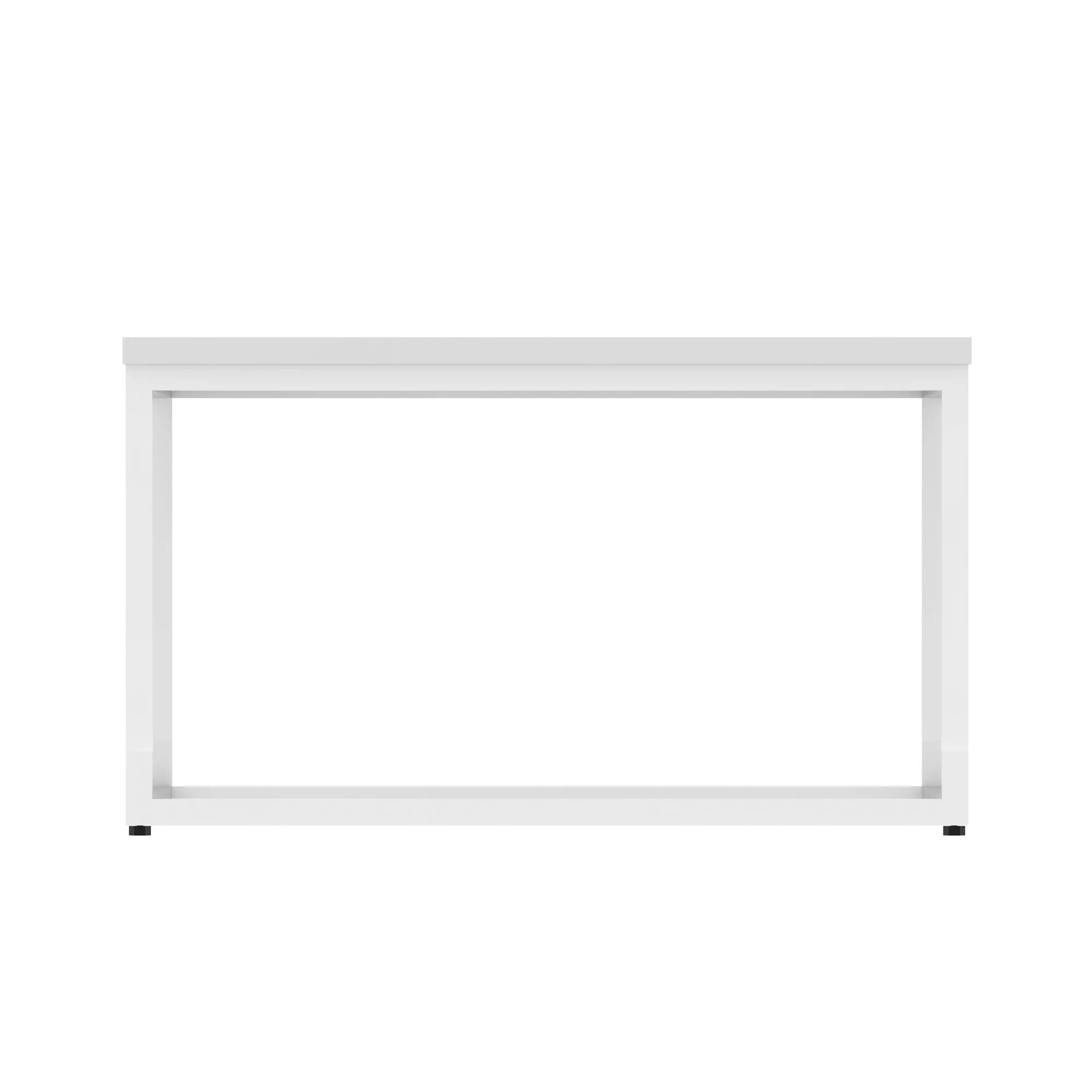 Impulse Square Coffee Table With Metal Frame