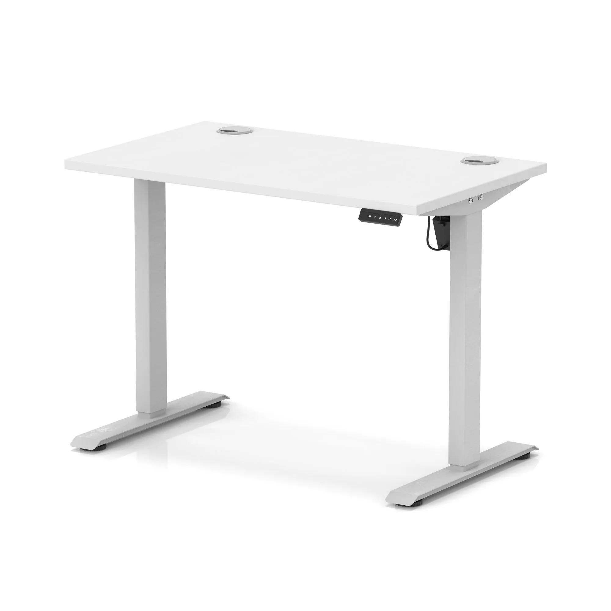EE - Air Lite Height Adjustable Slimline Desk With Cable Ports