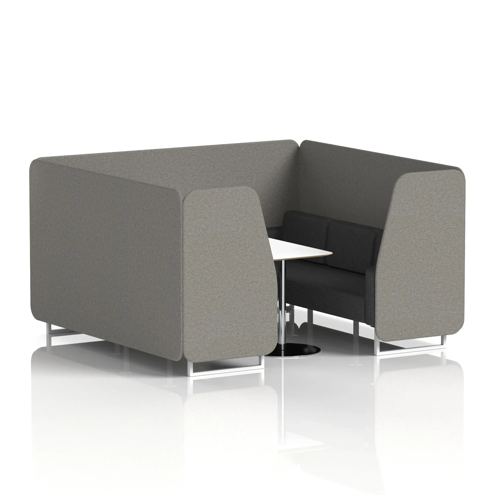 Brixworth Booth With White Table In Two Tone