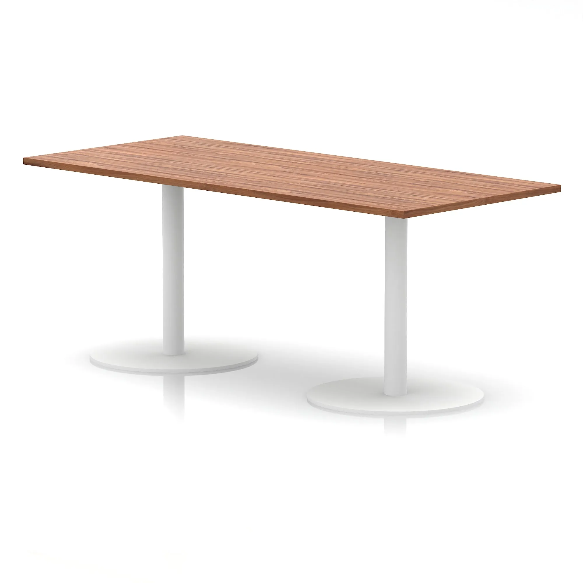 EE - Italia Rectangular Poseur Table White Leg
