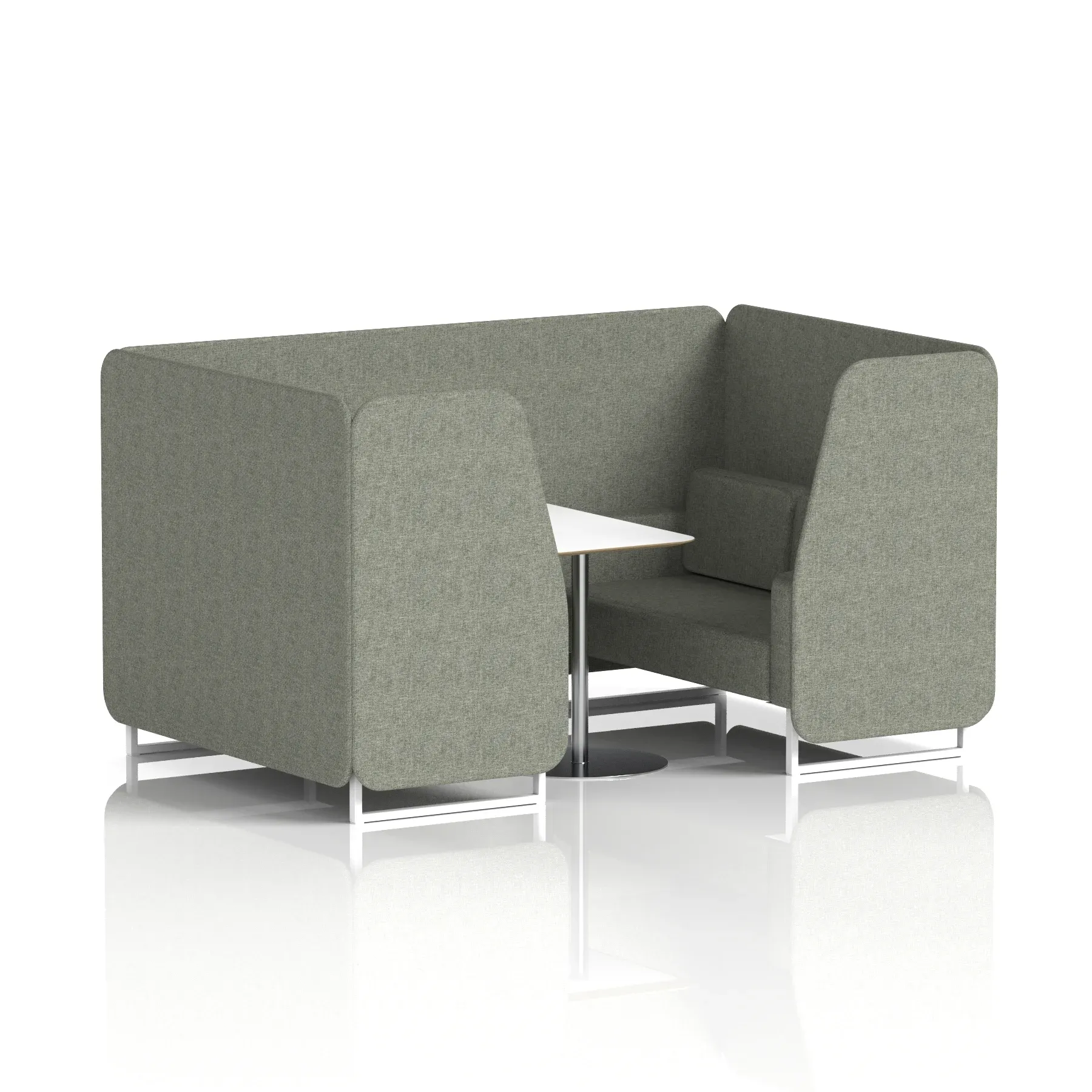 Brixworth Booth With White Table In Single Tone