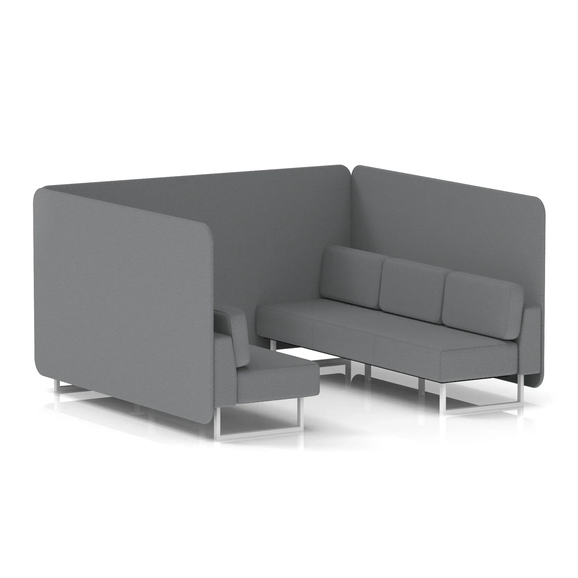 Brixworth Bench Booth in Single Tone