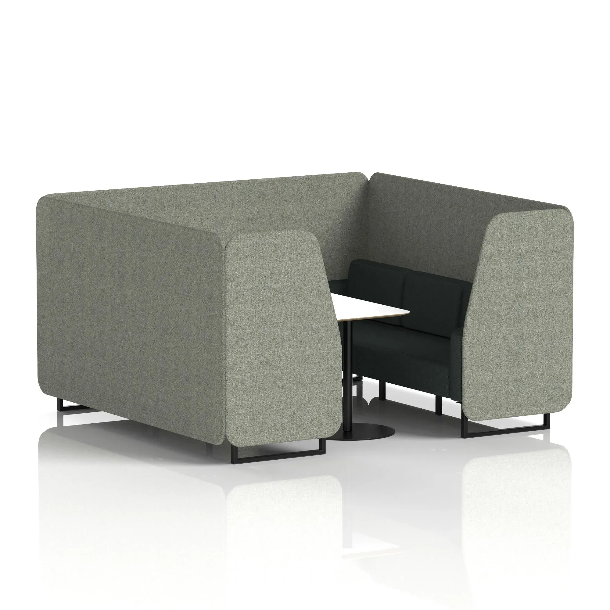 Brixworth Booth With White Table In Two Tone