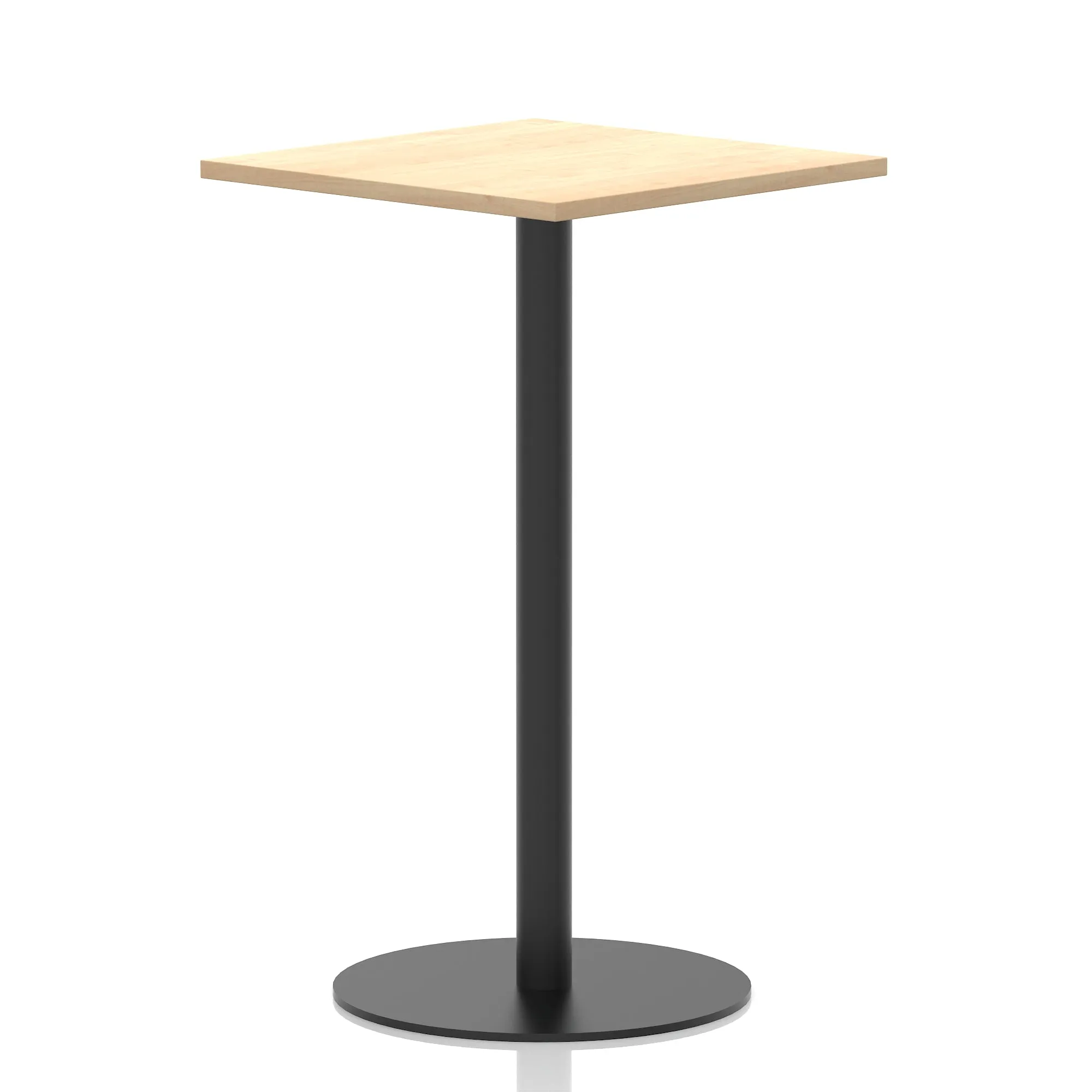 EE - Italia Square Poseur Table Black Leg