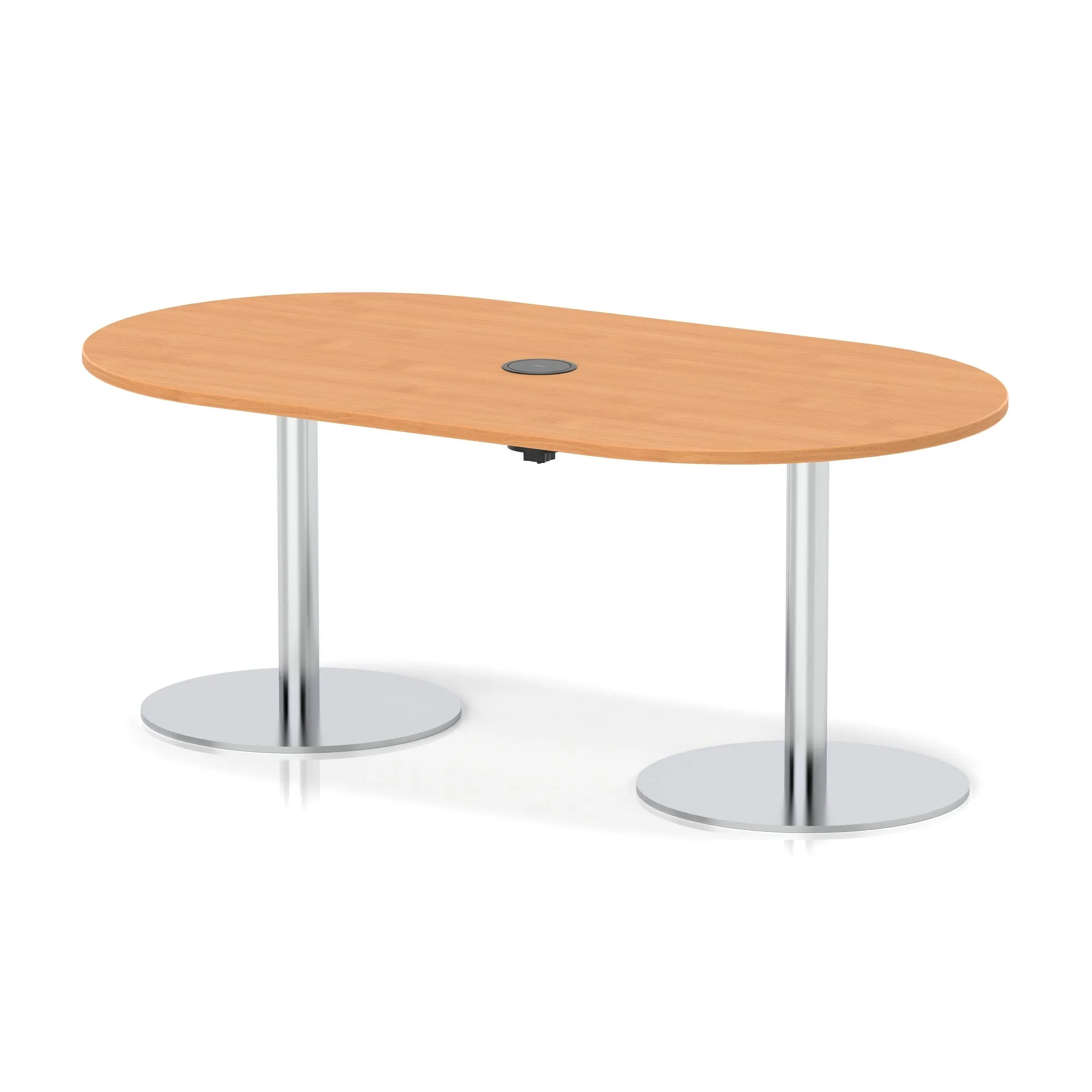 Italia Volta Poseur Boardroom Table With Pop-up Power Module