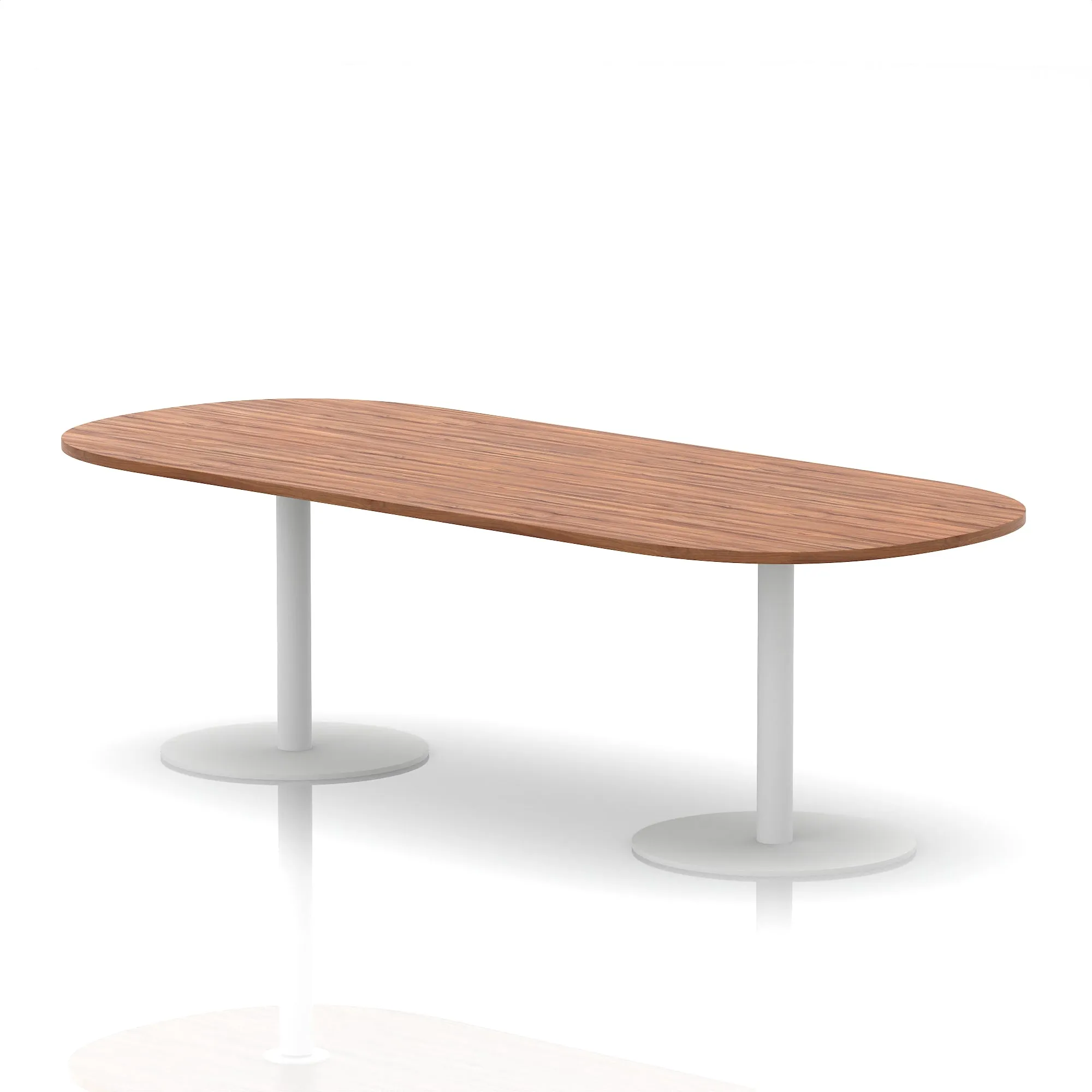 Italia Boardroom Table White Leg