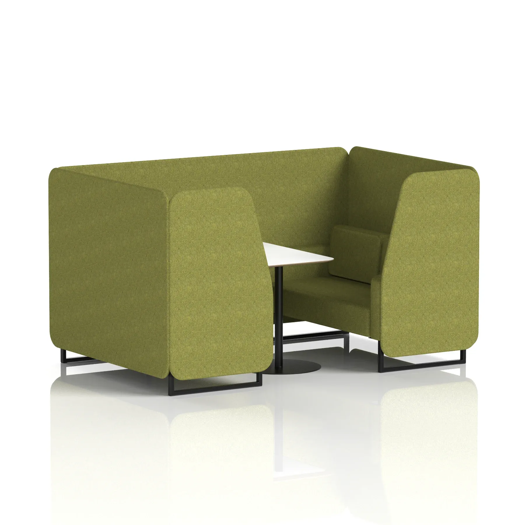 Brixworth Booth With White Table In Single Tone