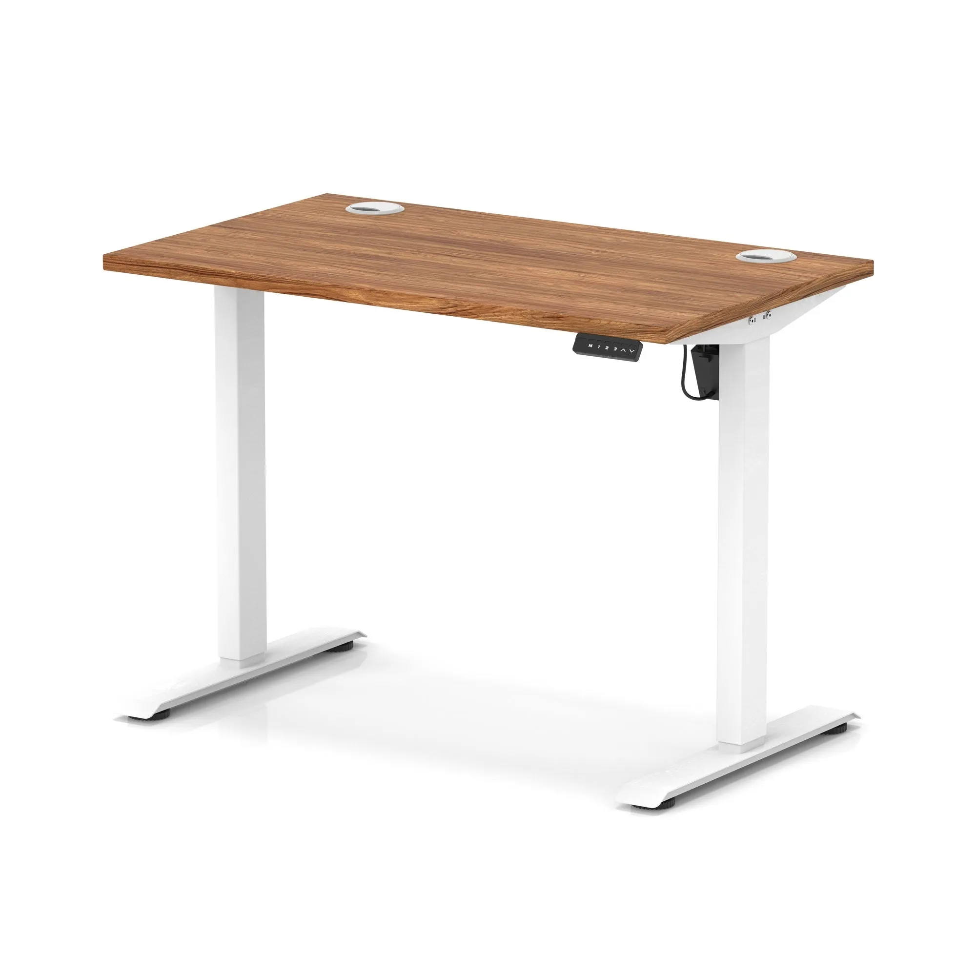 EE - Air Lite Height Adjustable Slimline Desk With Cable Ports