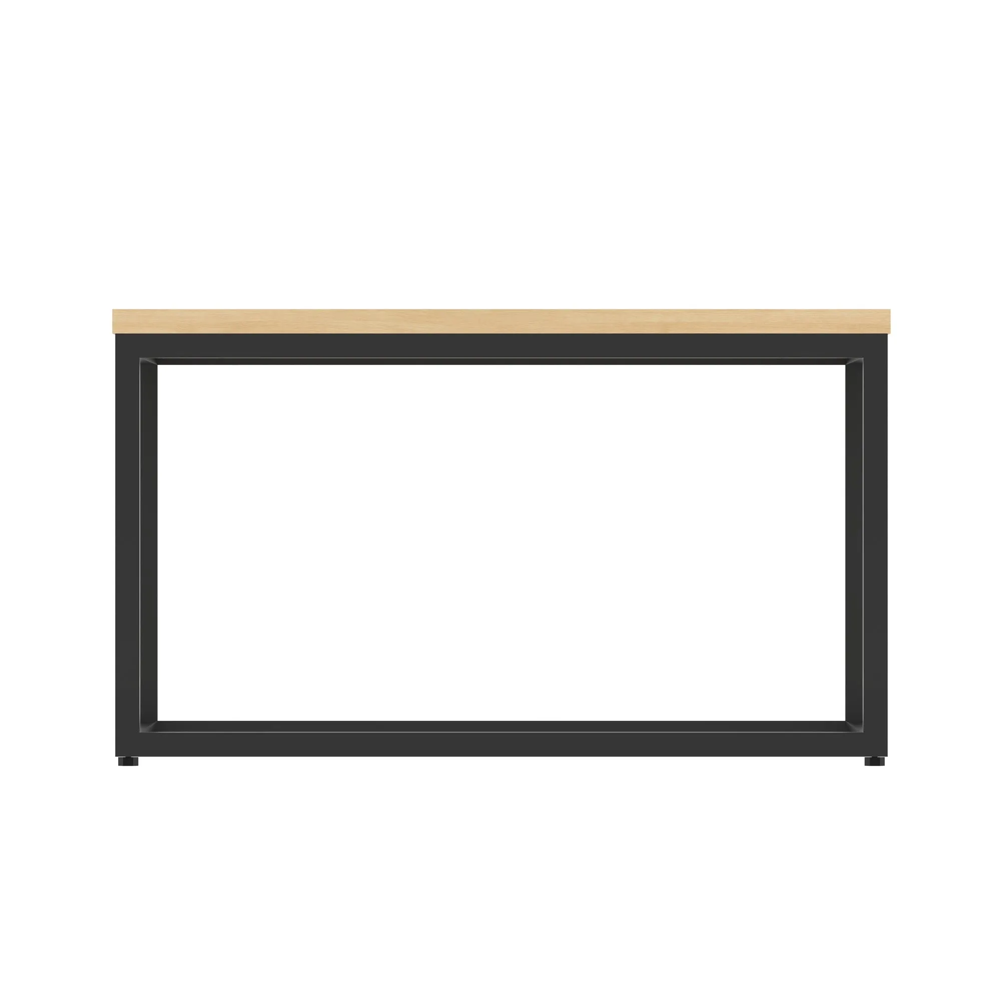 Impulse Square Coffee Table With Metal Frame