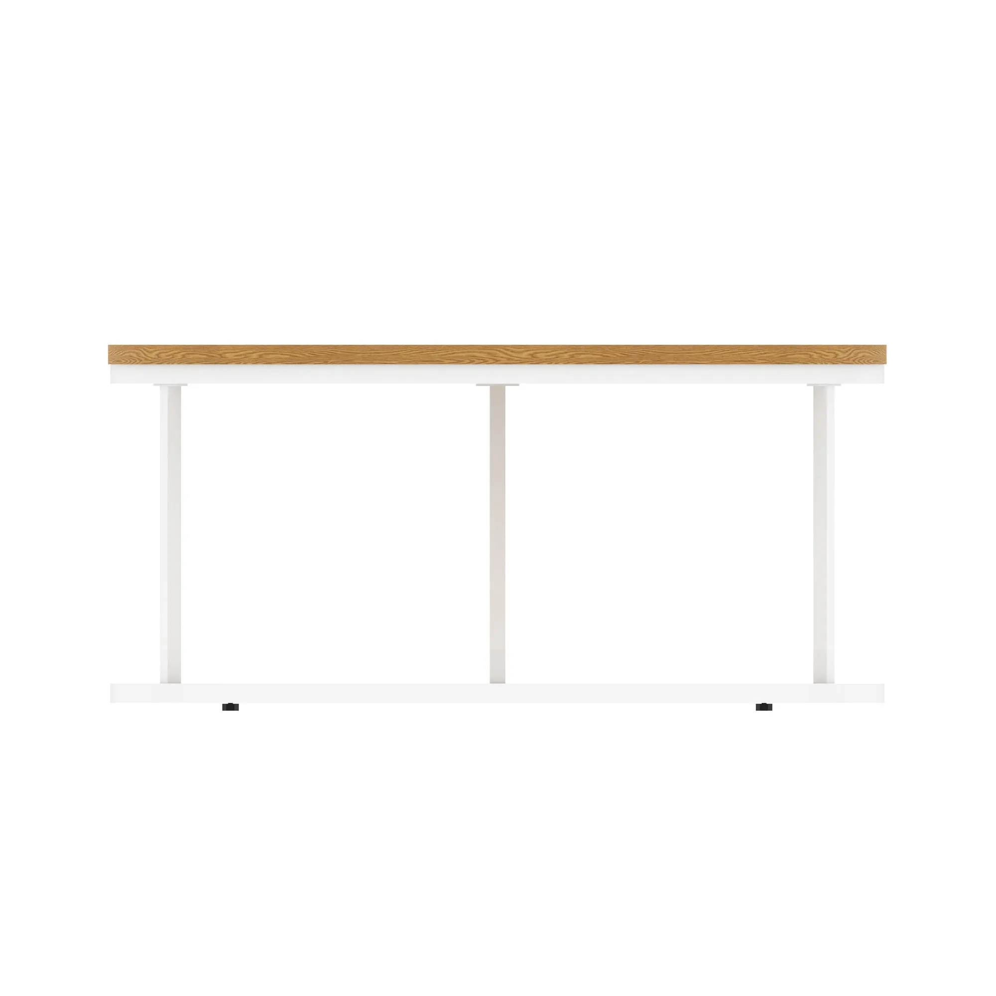 Impulse Round Coffee Table With Metal Frame