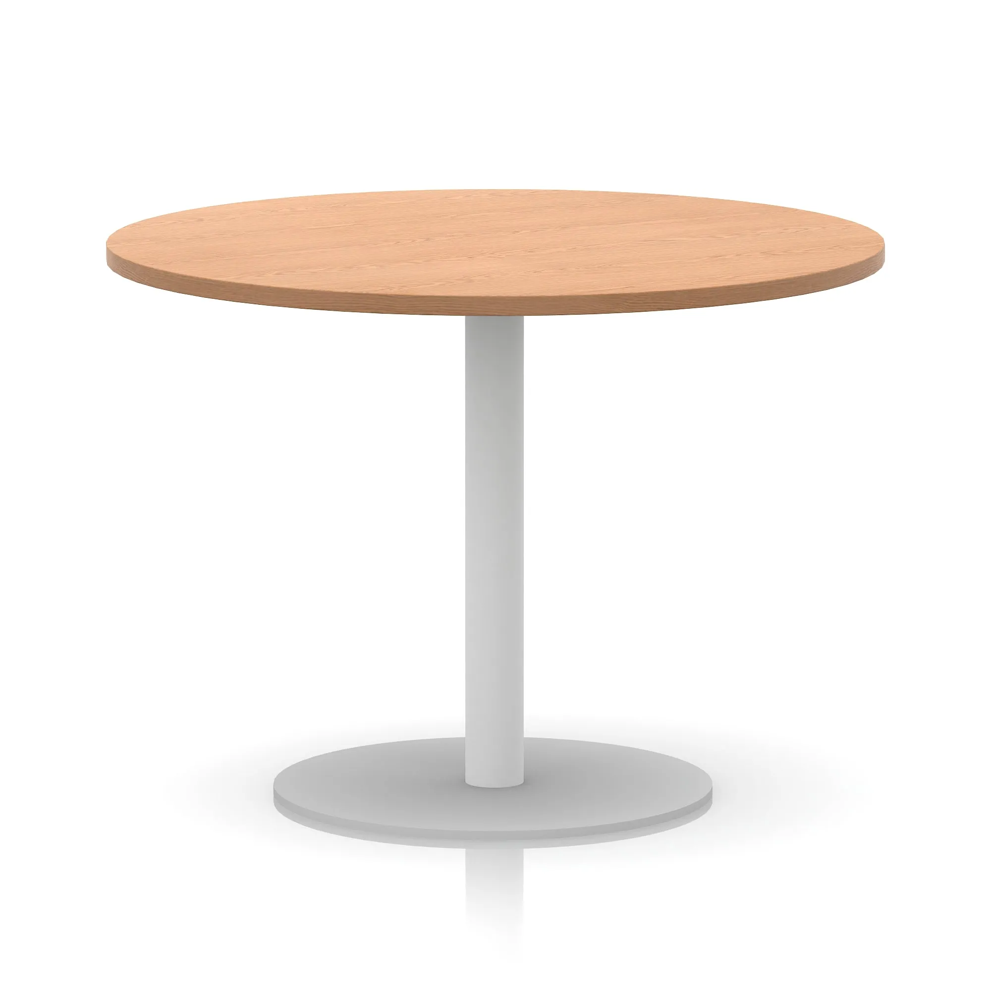 EE - Italia Round Poseur Table White Leg