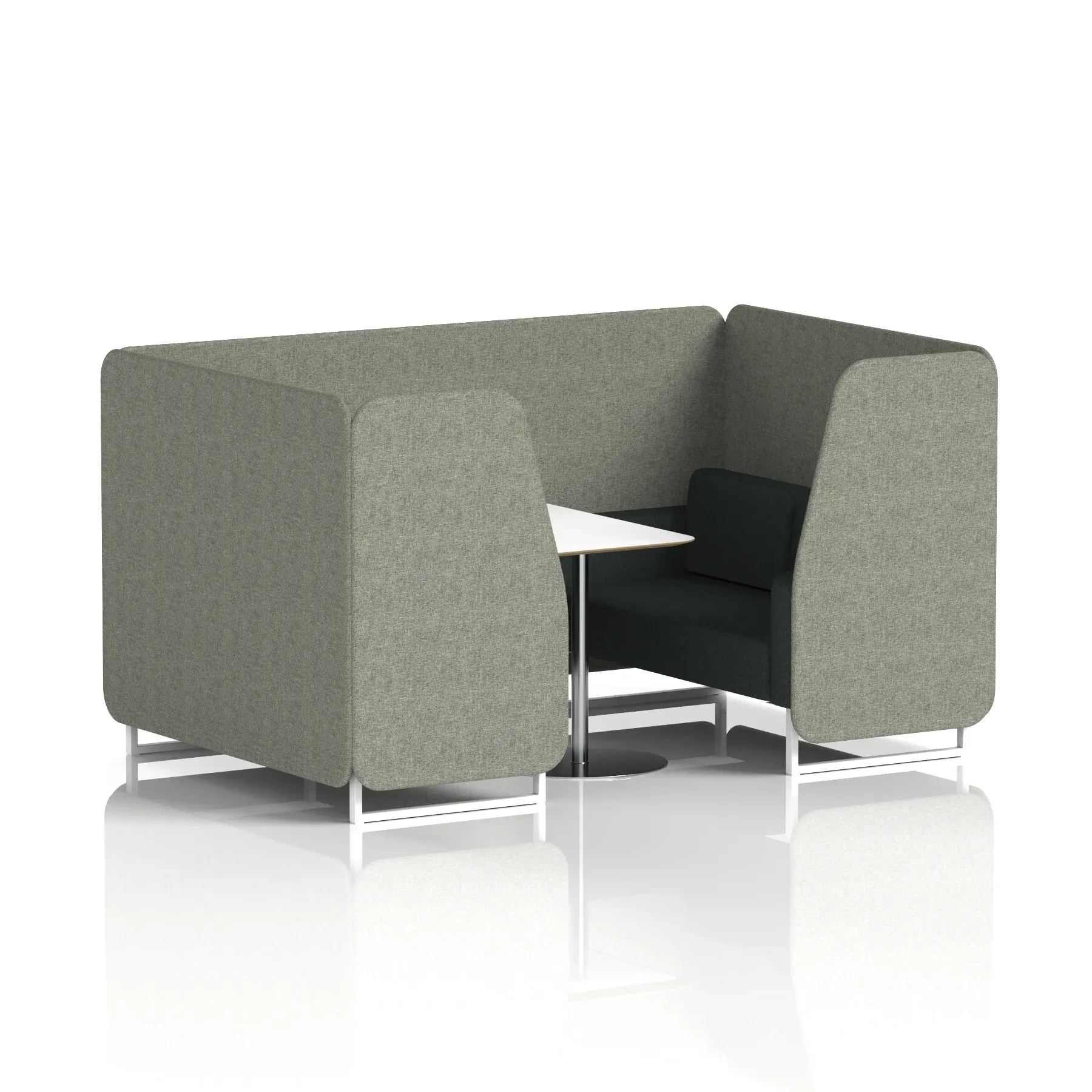 Brixworth Booth With White Table In Two Tone